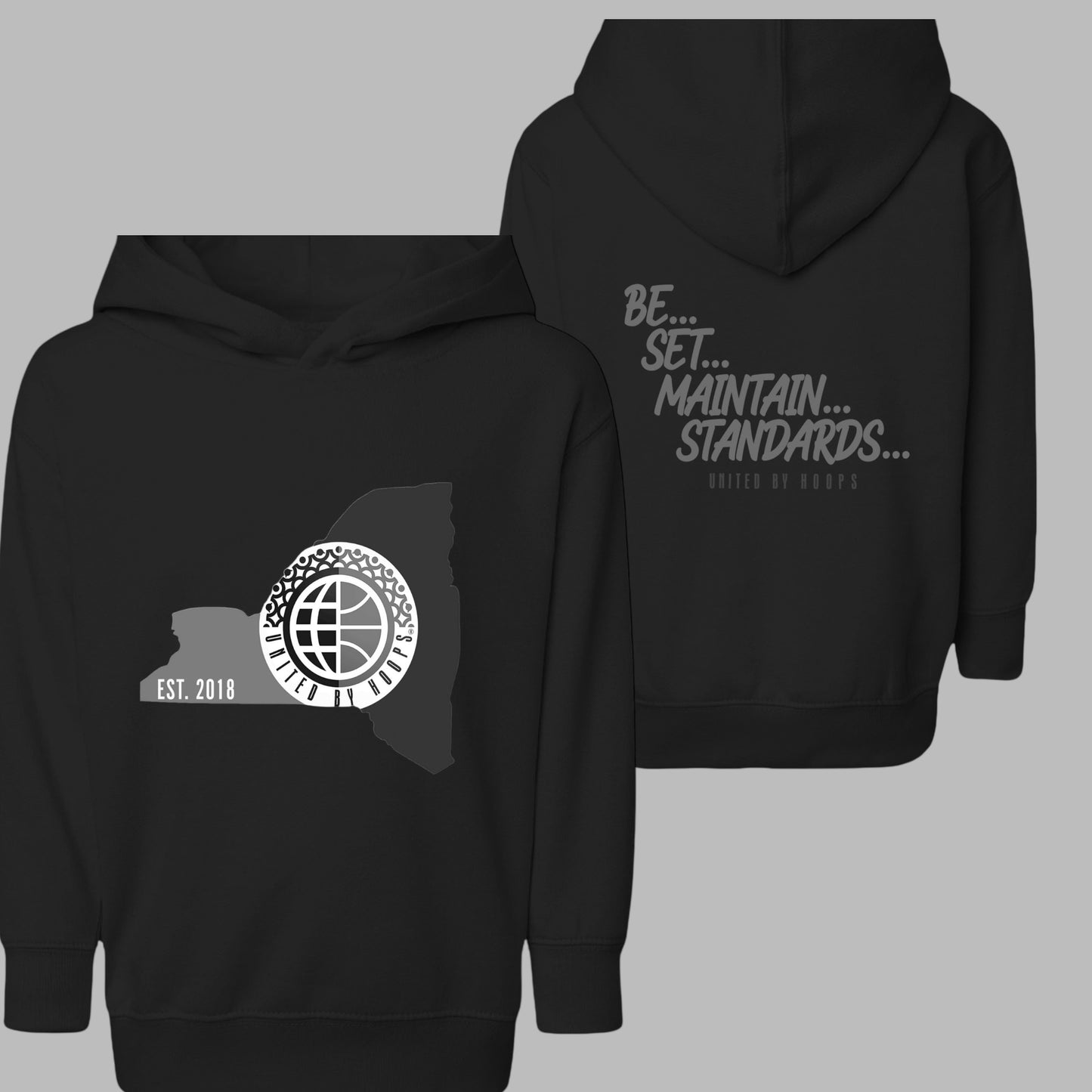 UBH Rep’ us Grey Toddler Hoodie
