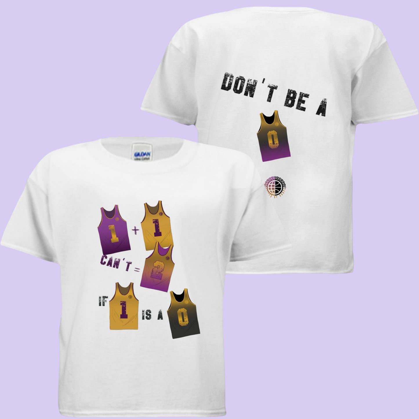 Don't Be- Purp'n'Gold Youth Tee