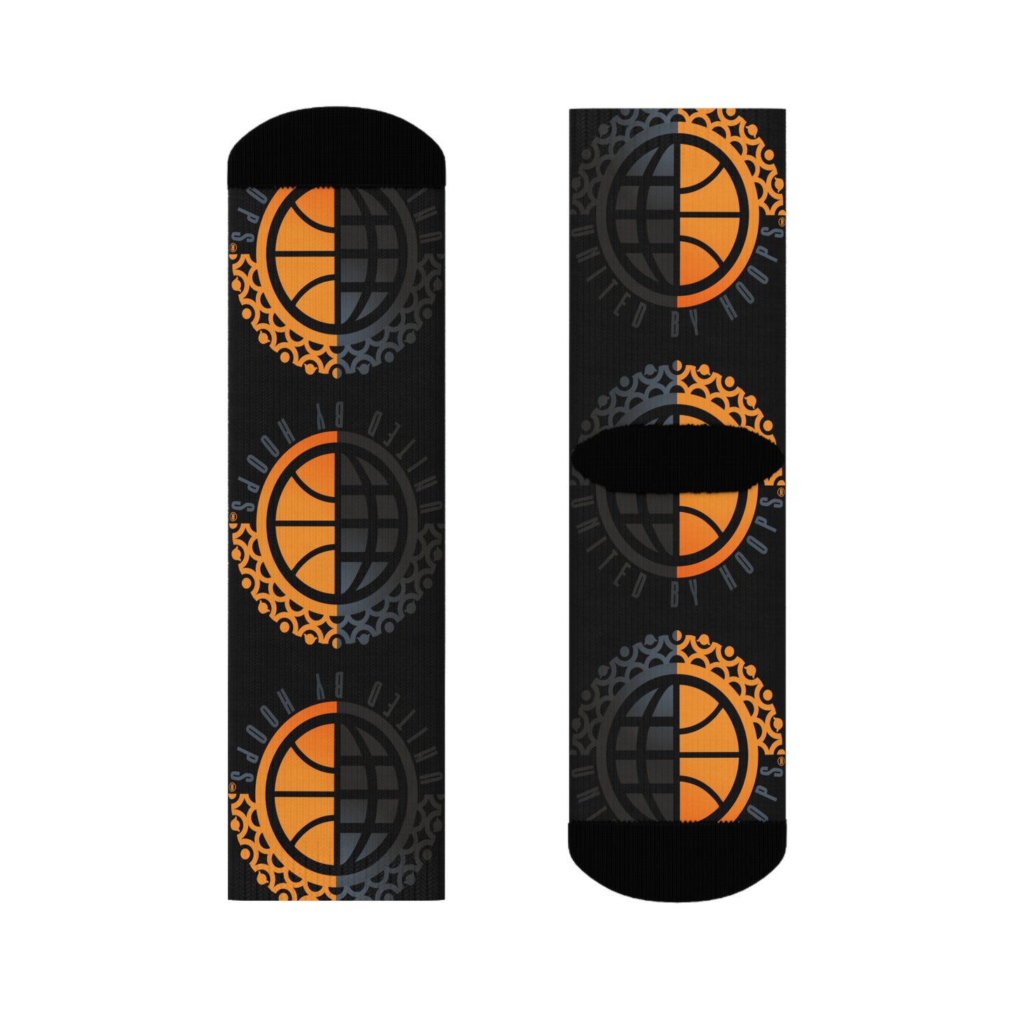 Black UBH Crew Socks
