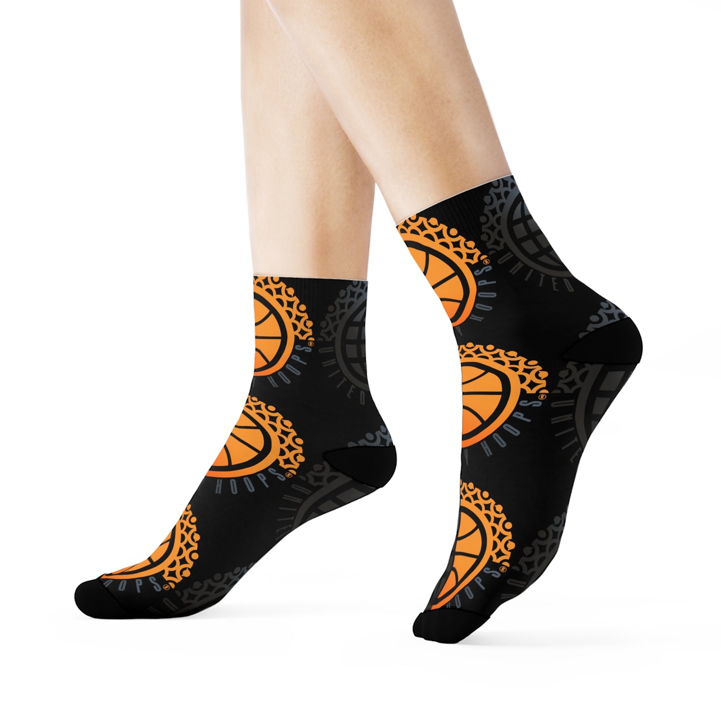 Black UBH Crew Socks