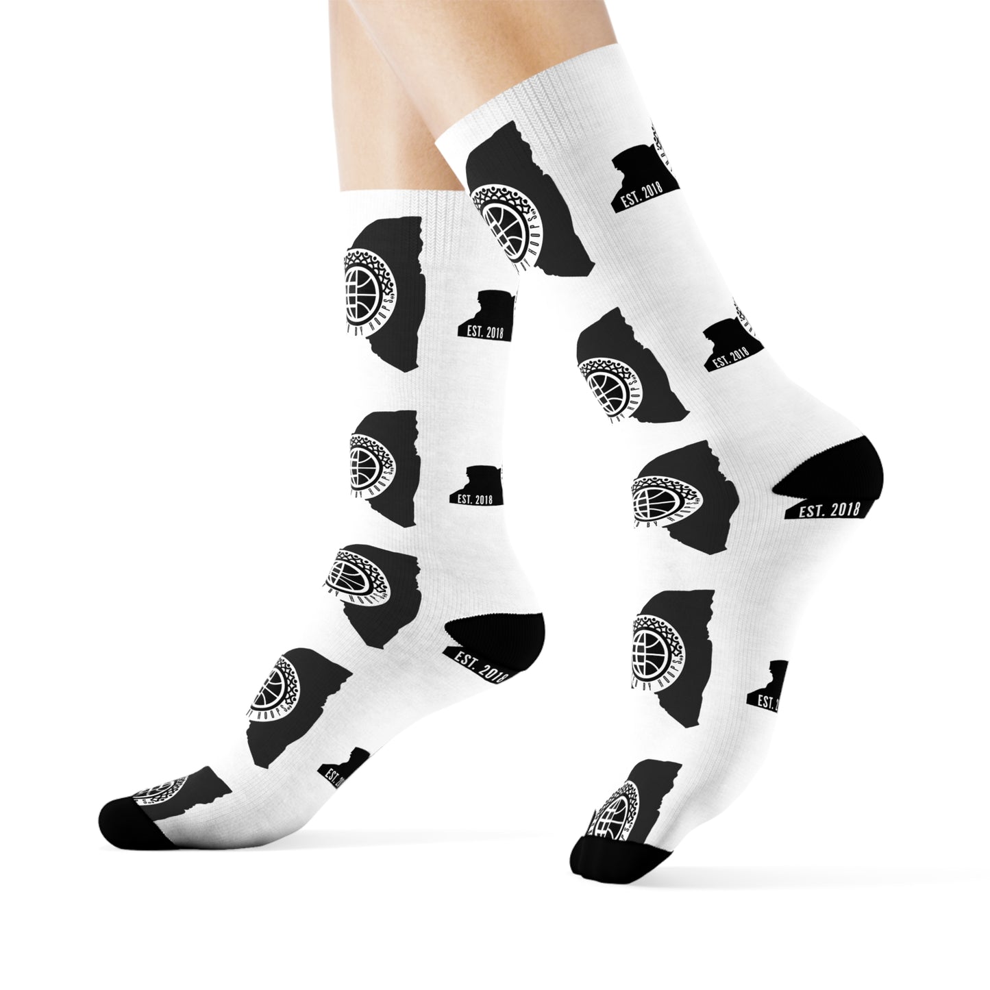 NYC BlackOut Unisex Crew Socks