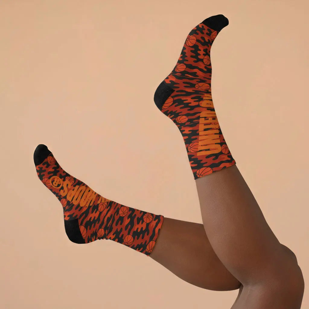 Basketball Camo Recycled Socks Printify