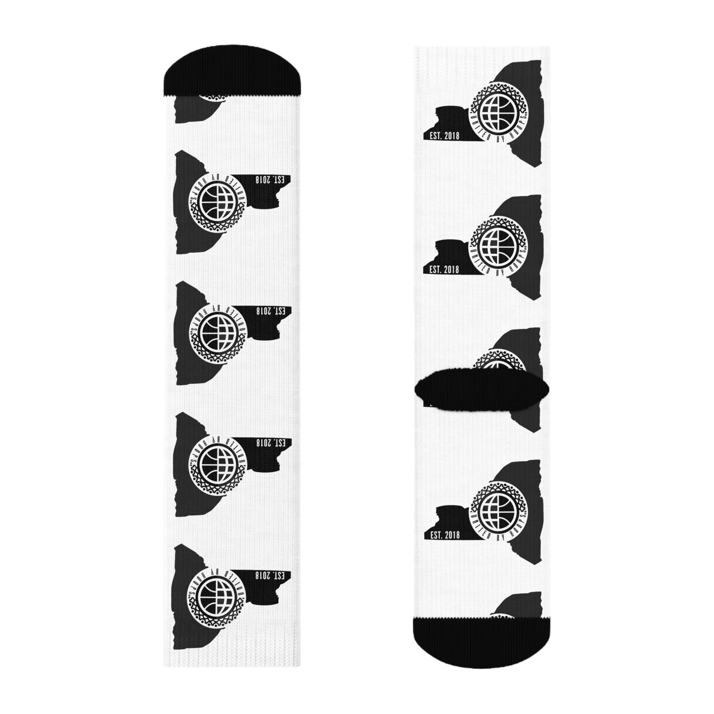 NYC BlackOut Unisex Crew Socks
