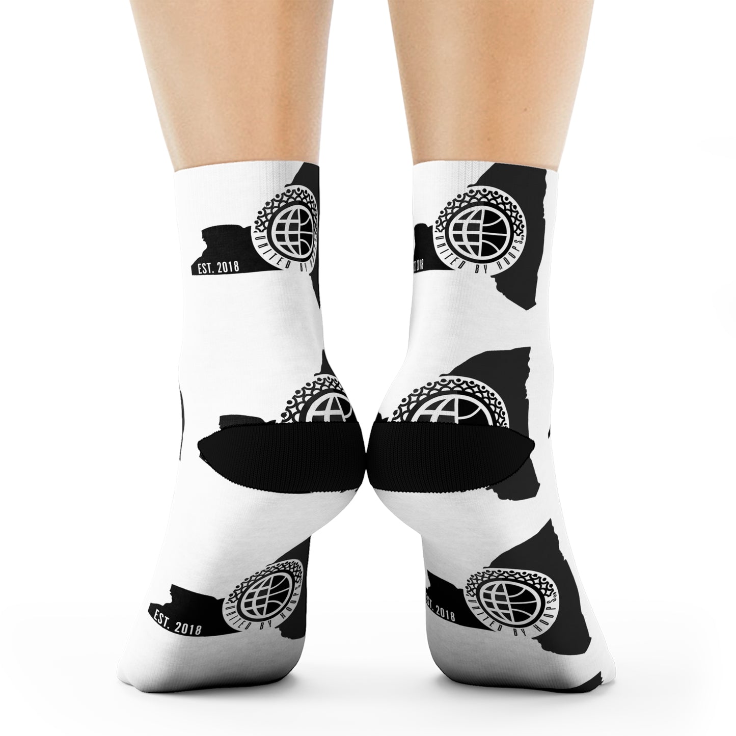 NYC BlackOut Unisex Crew Socks