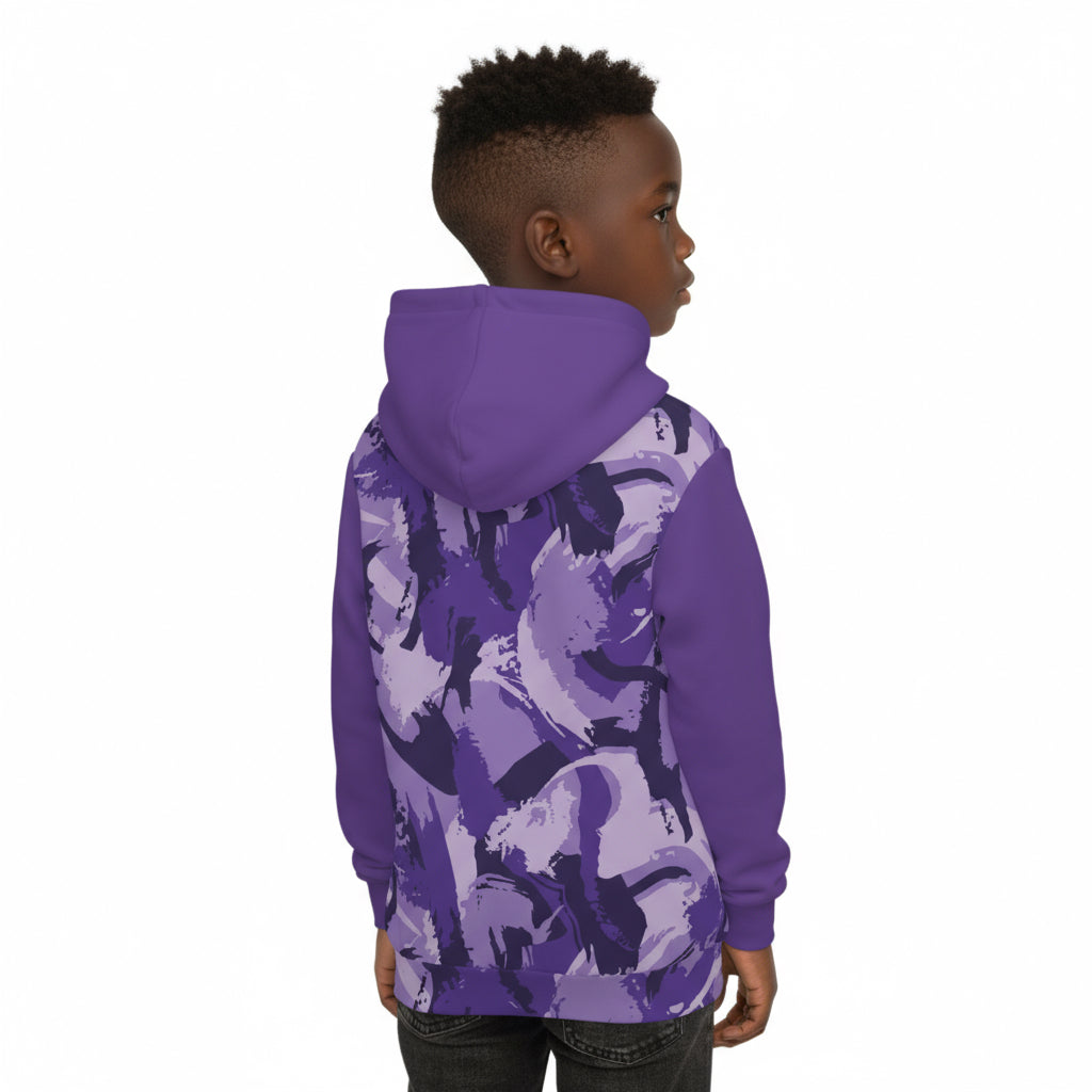 Purple Mix Youth Hoodie