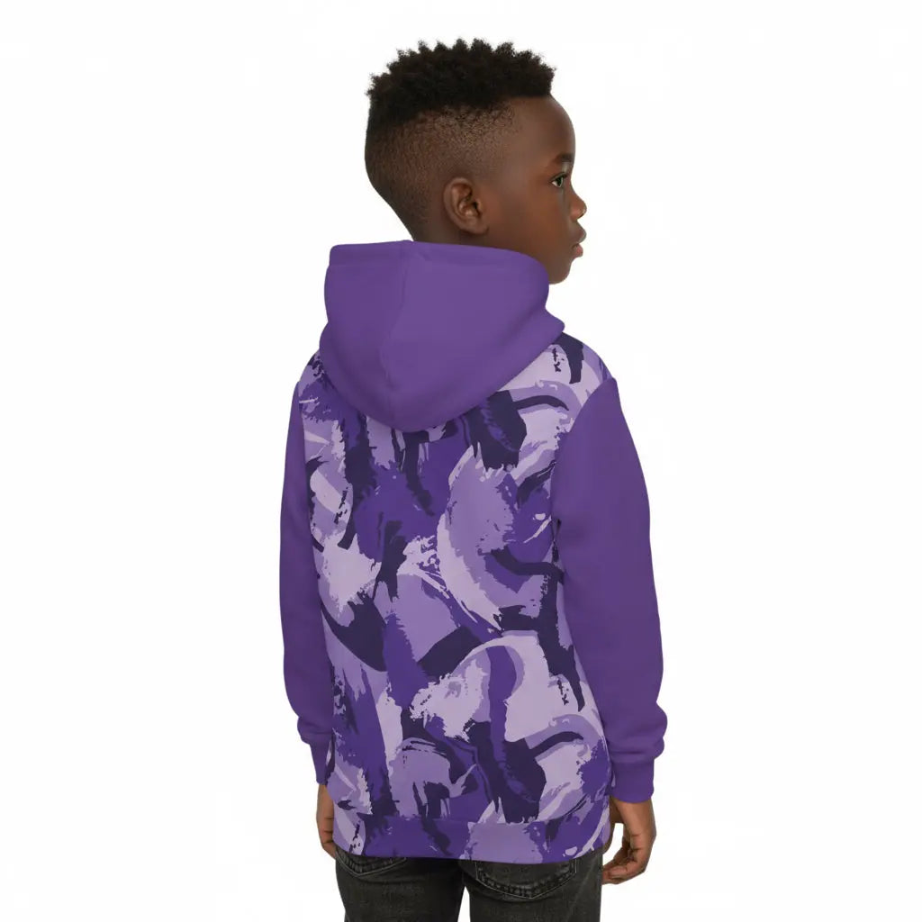 Purple Mix Youth Hoodie Printify