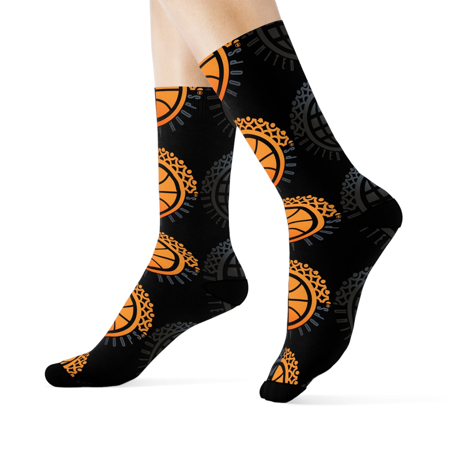 Black UBH Crew Socks