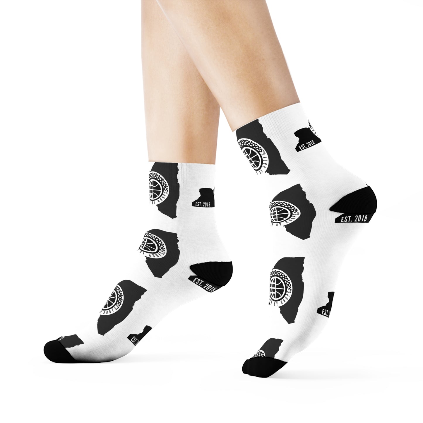 NYC BlackOut Unisex Crew Socks