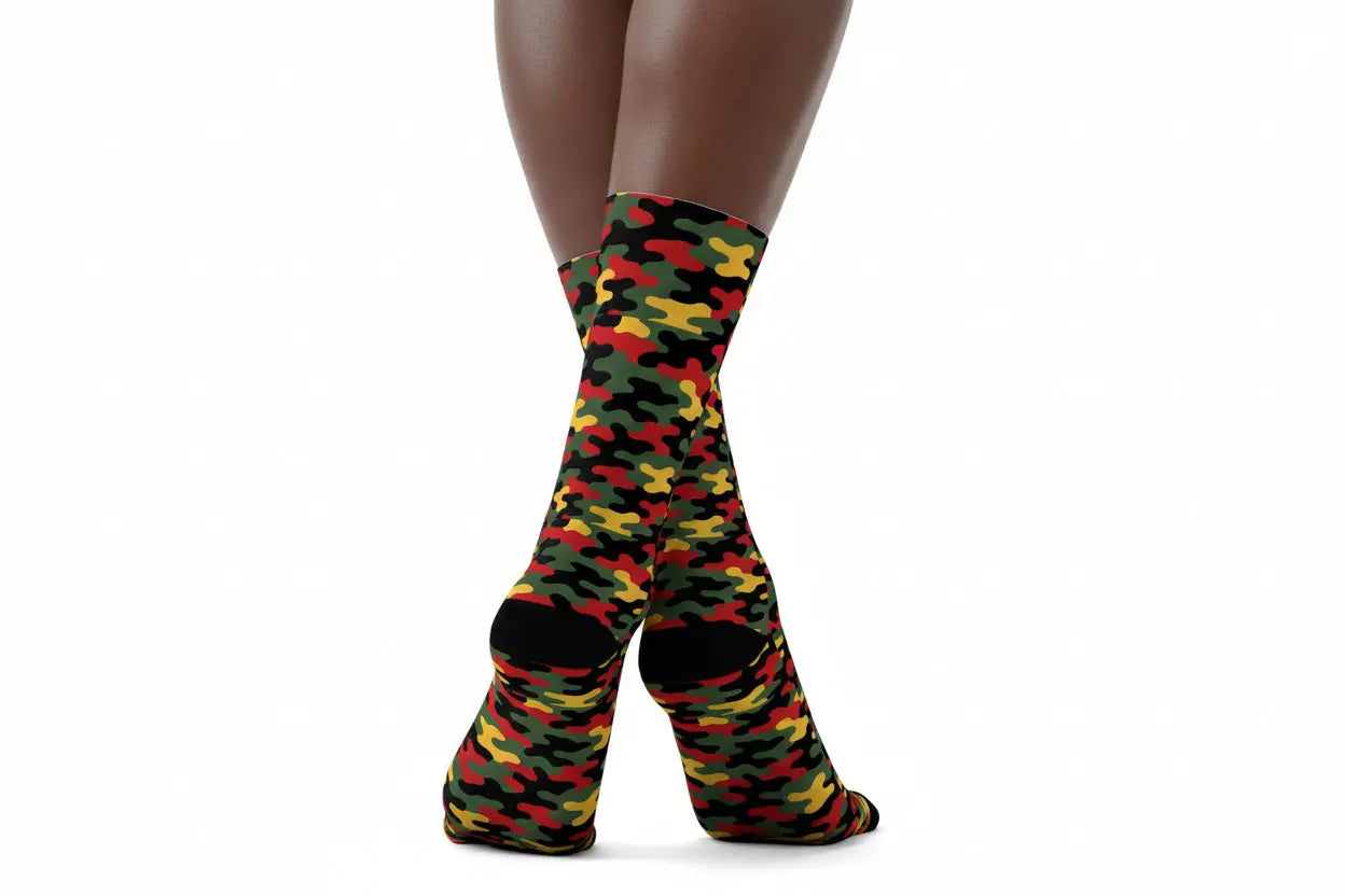 Scripted Representation Socks Printify