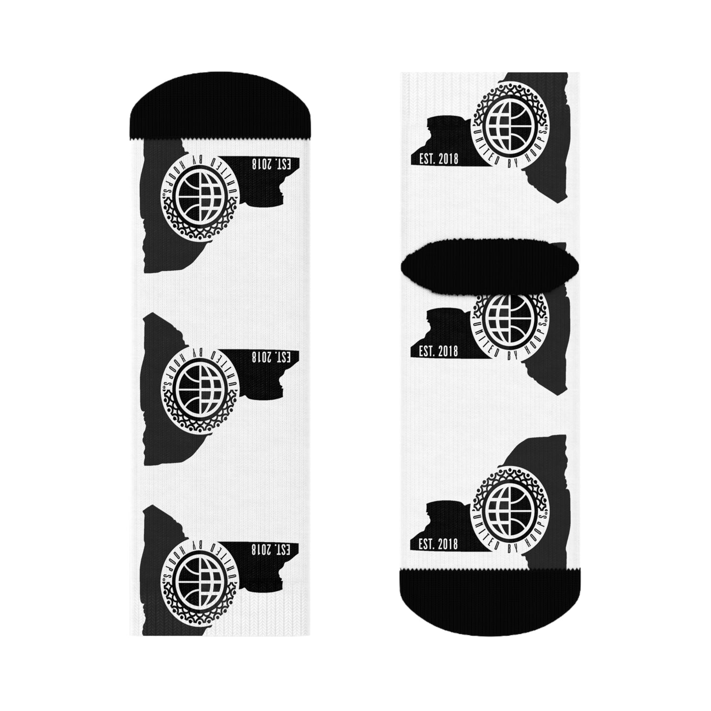 NYC BlackOut Unisex Crew Socks