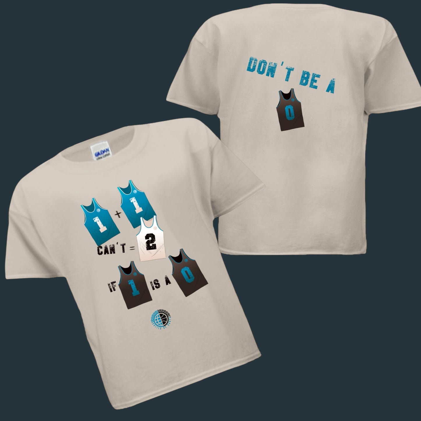 Don't Be- Cool Blue Youth Tee
