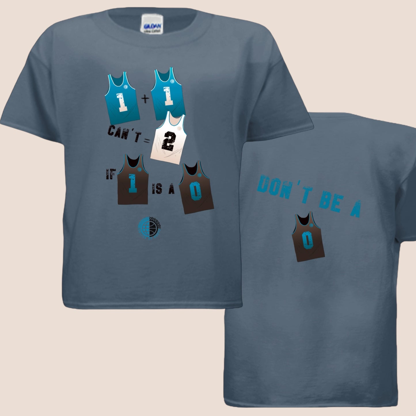 Don't Be- Cool Blue Youth Tee