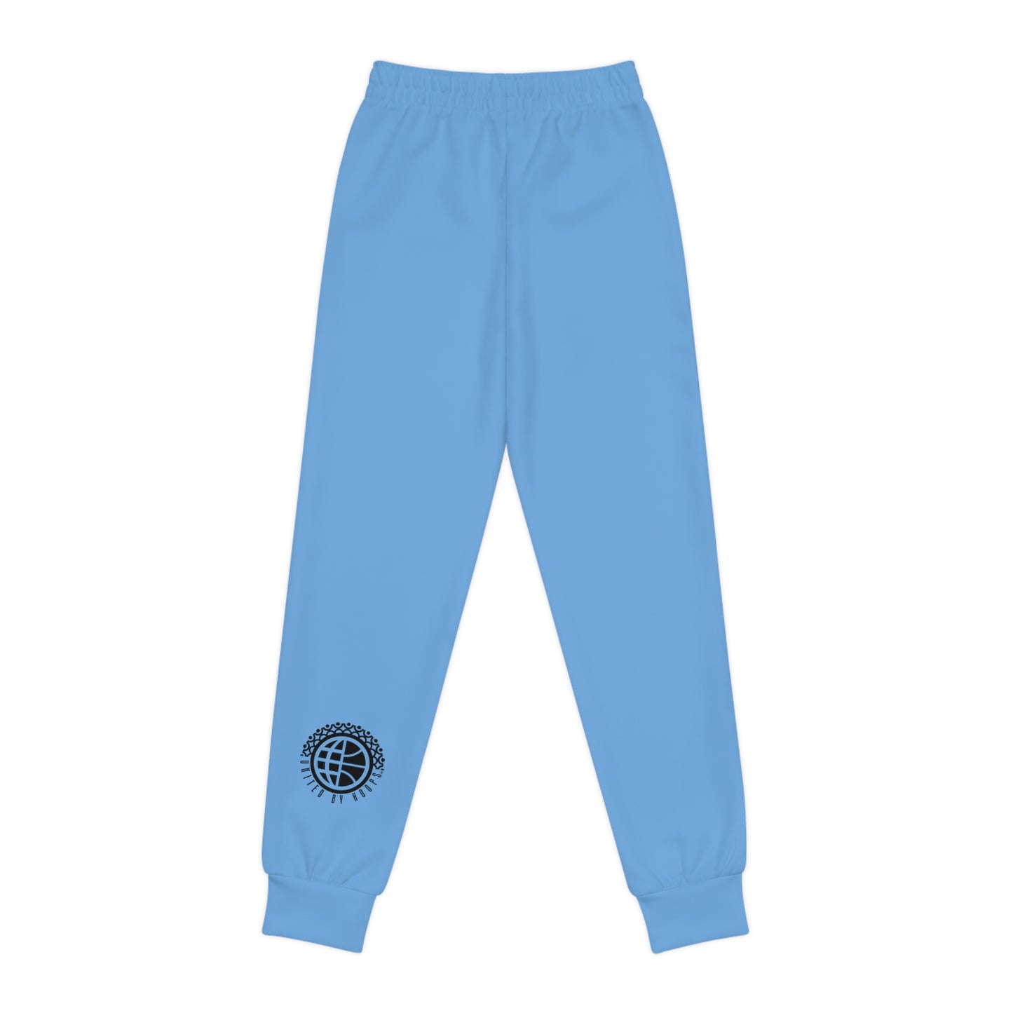 Scripted Blue 'n' Black Youth Joggers