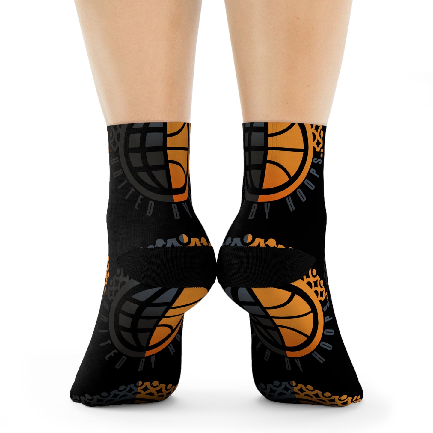Black UBH Crew Socks