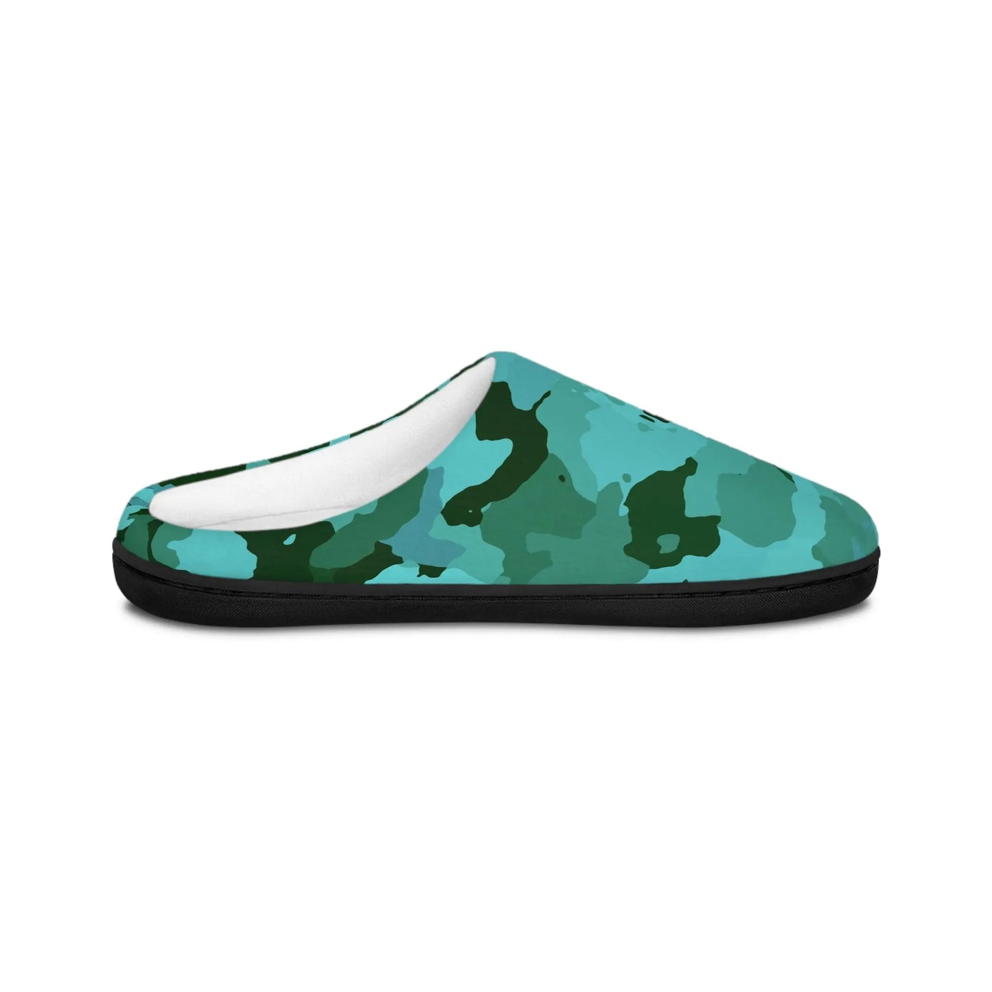Sea Camo Indoor Slippers Printify
