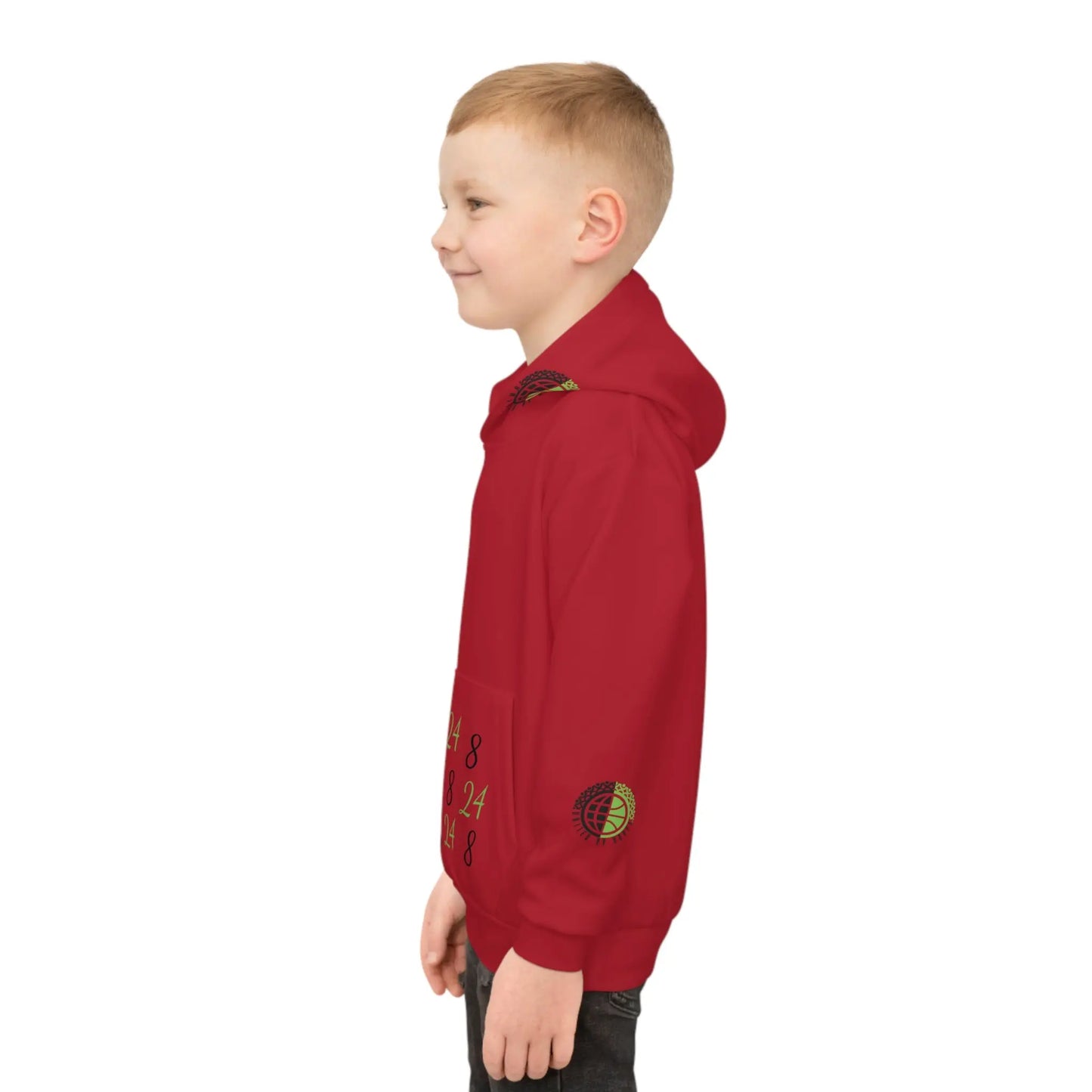 Reverse 24/8 Youth Hoodie Printify