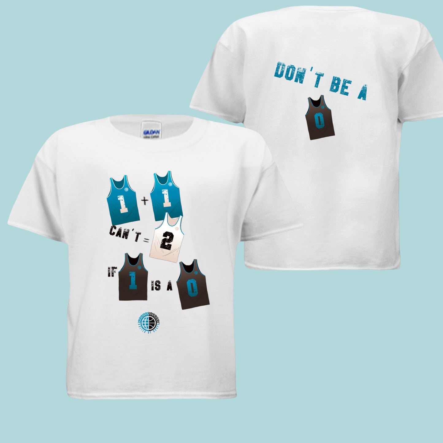 Don't Be- Cool Blue Youth Tee