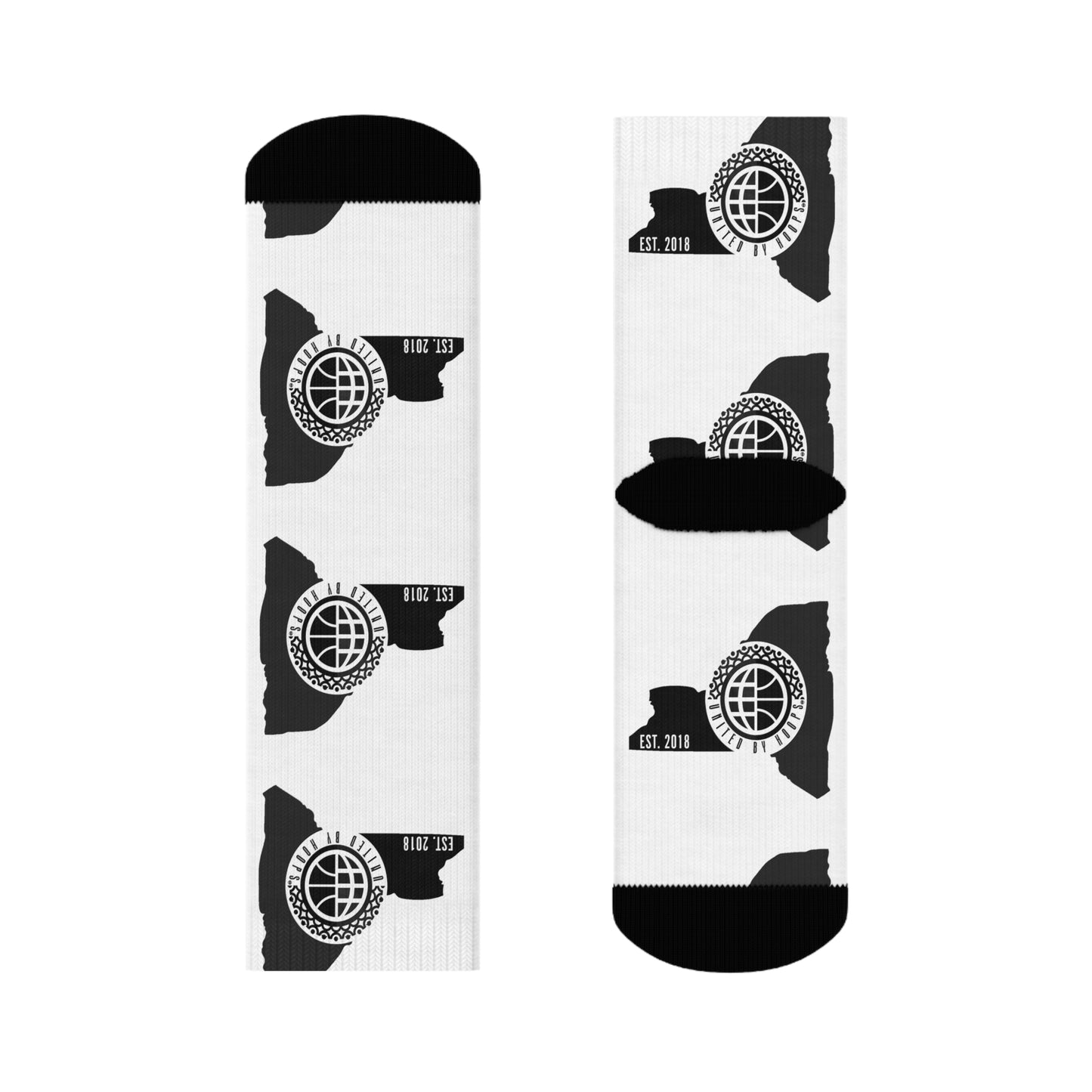 NYC BlackOut Unisex Crew Socks