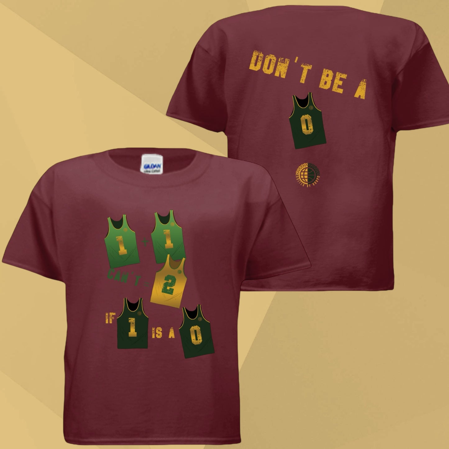 Don't Be- Greenish Yellow Youth Tee