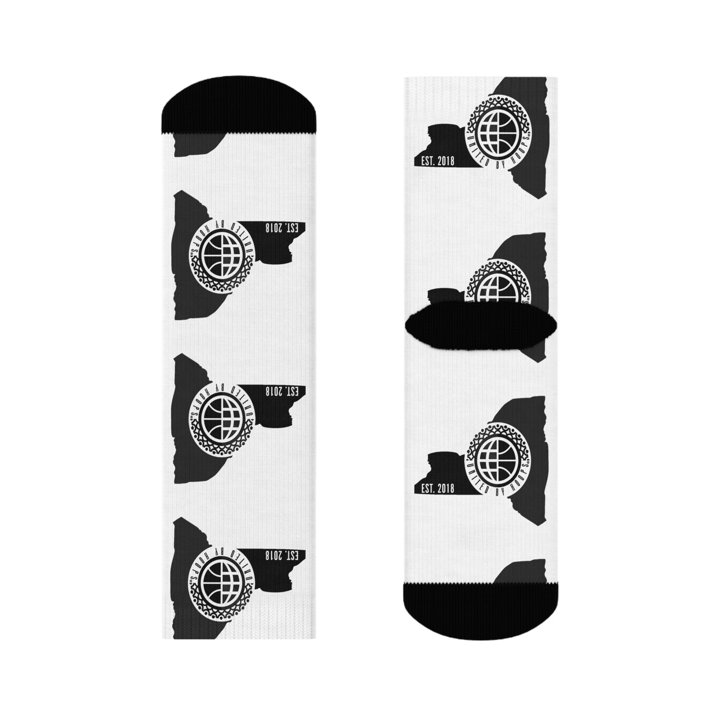 NYC BlackOut Unisex Crew Socks