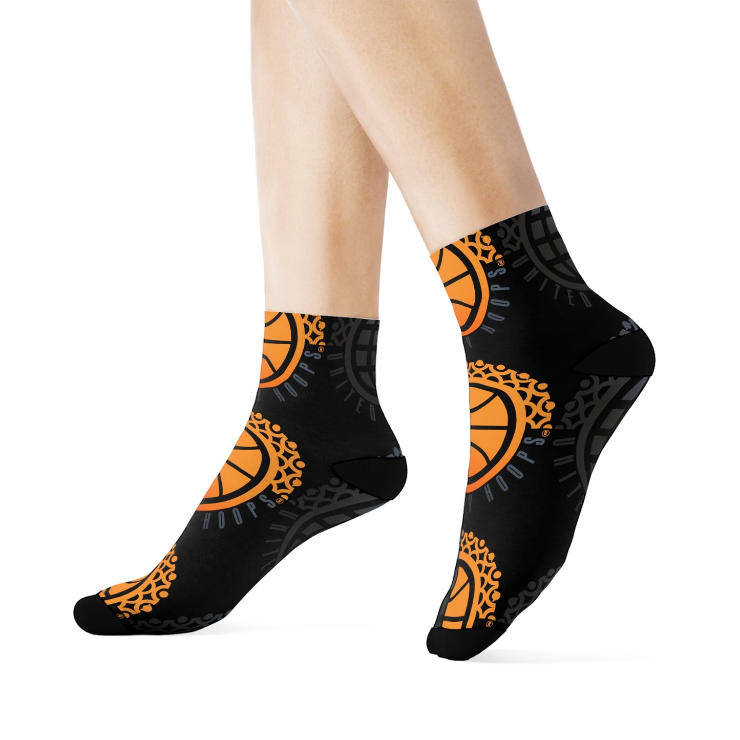 Black UBH Crew Socks