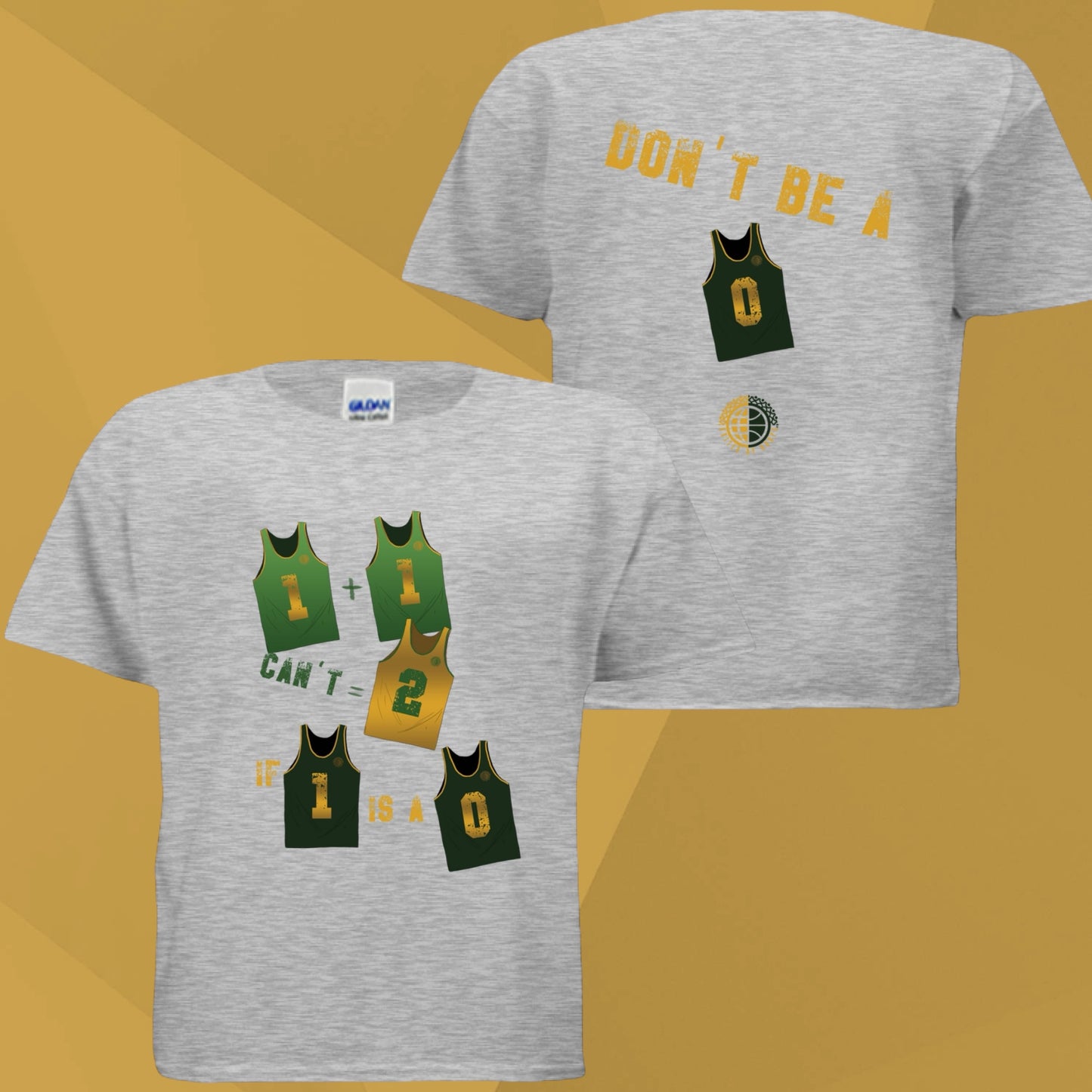 Don't Be- Greenish Yellow Youth Tee