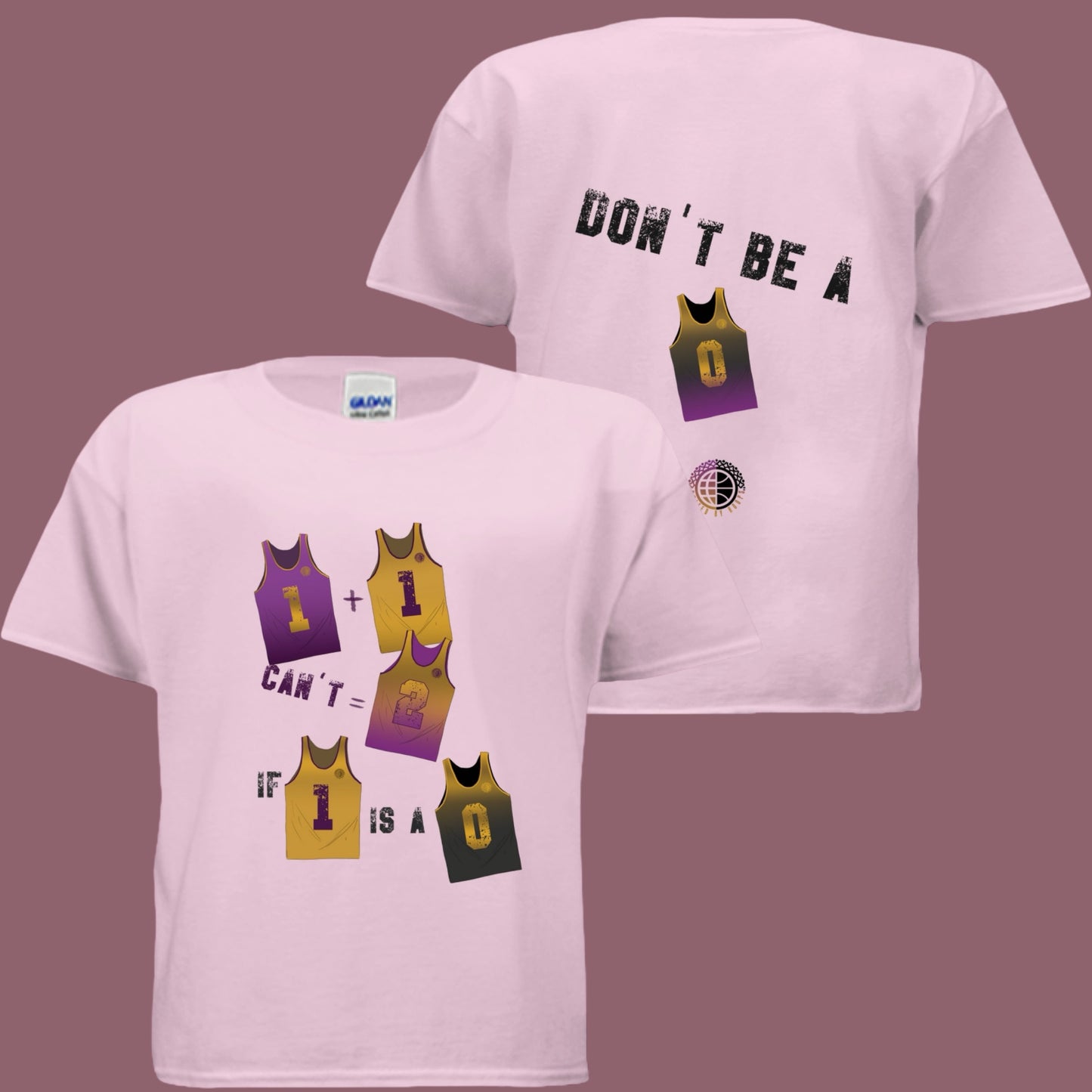 Don't Be- Purp'n'Gold Youth Tee