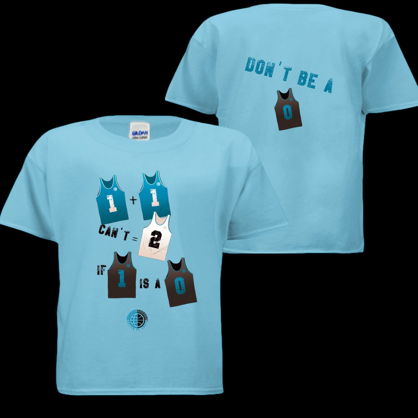 Don't Be- Cool Blue Youth Tee