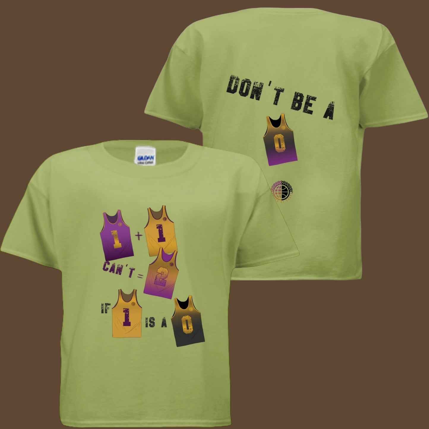Don't Be- Purp'n'Gold Youth Tee