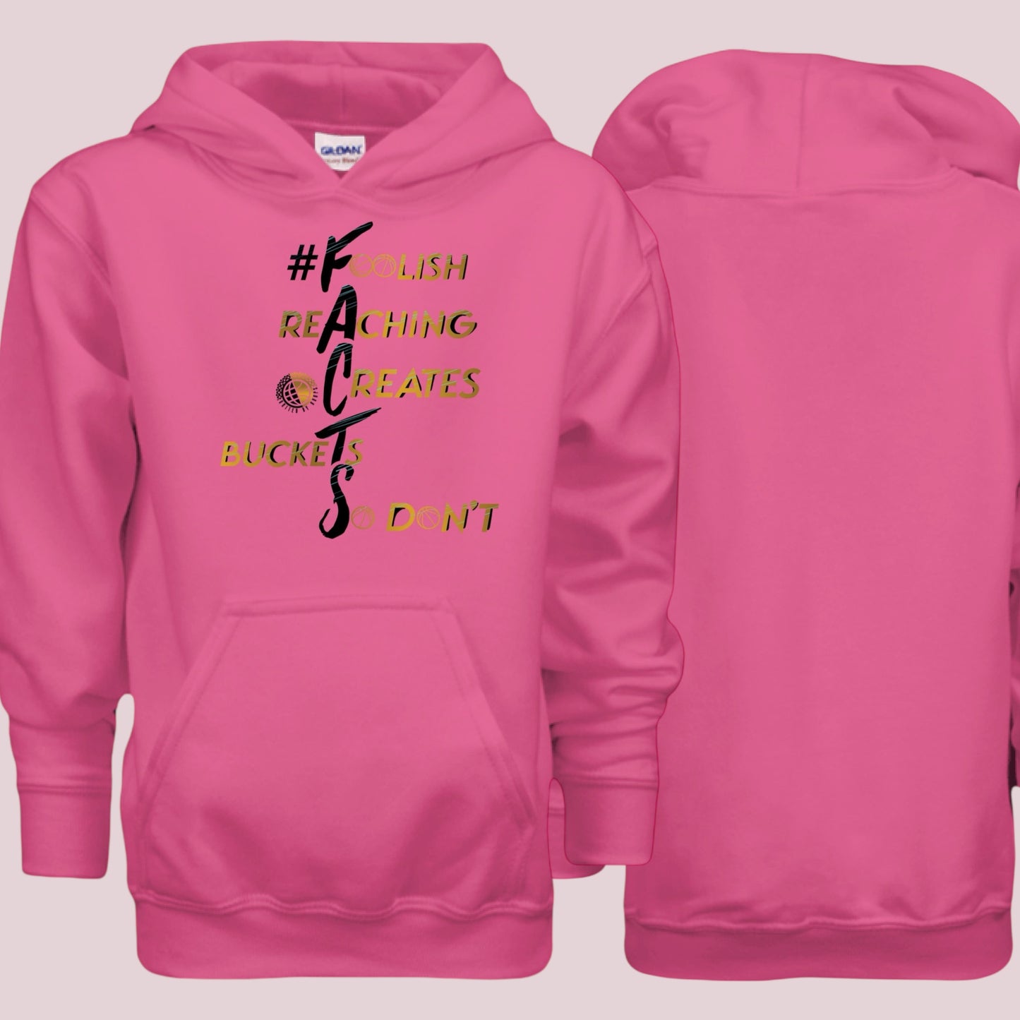 #F.A.C.T.S. Gold Youth Hoodie
