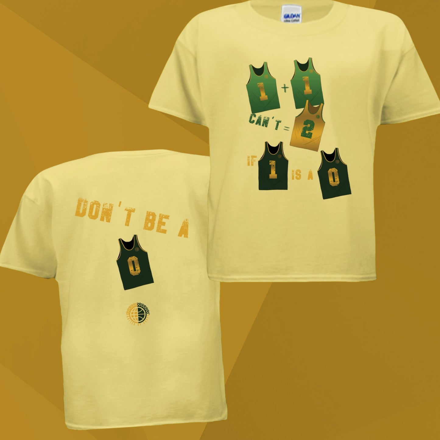 Don't Be- Greenish Yellow Youth Tee