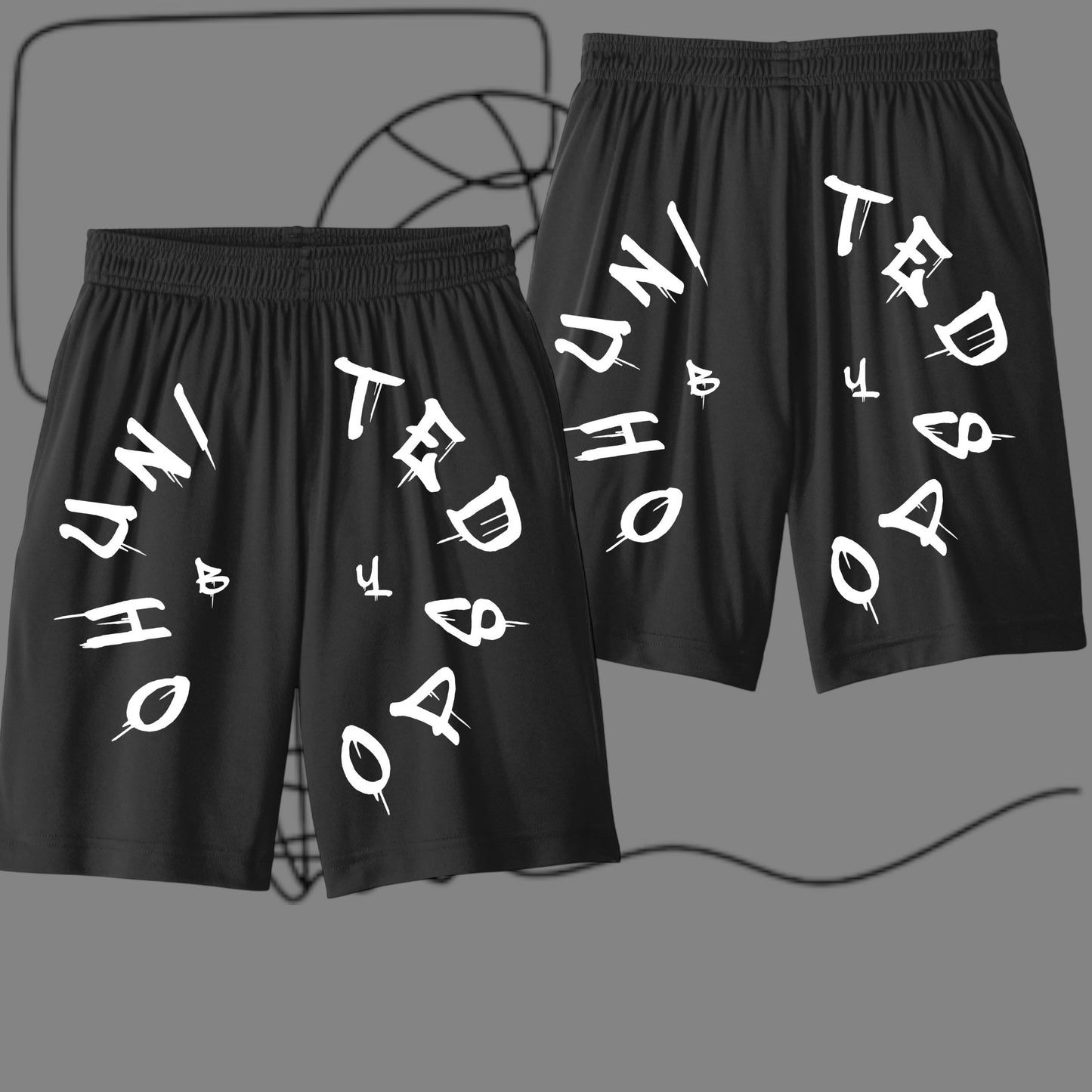 UBH Graffiti Youth Shorts w/pockets