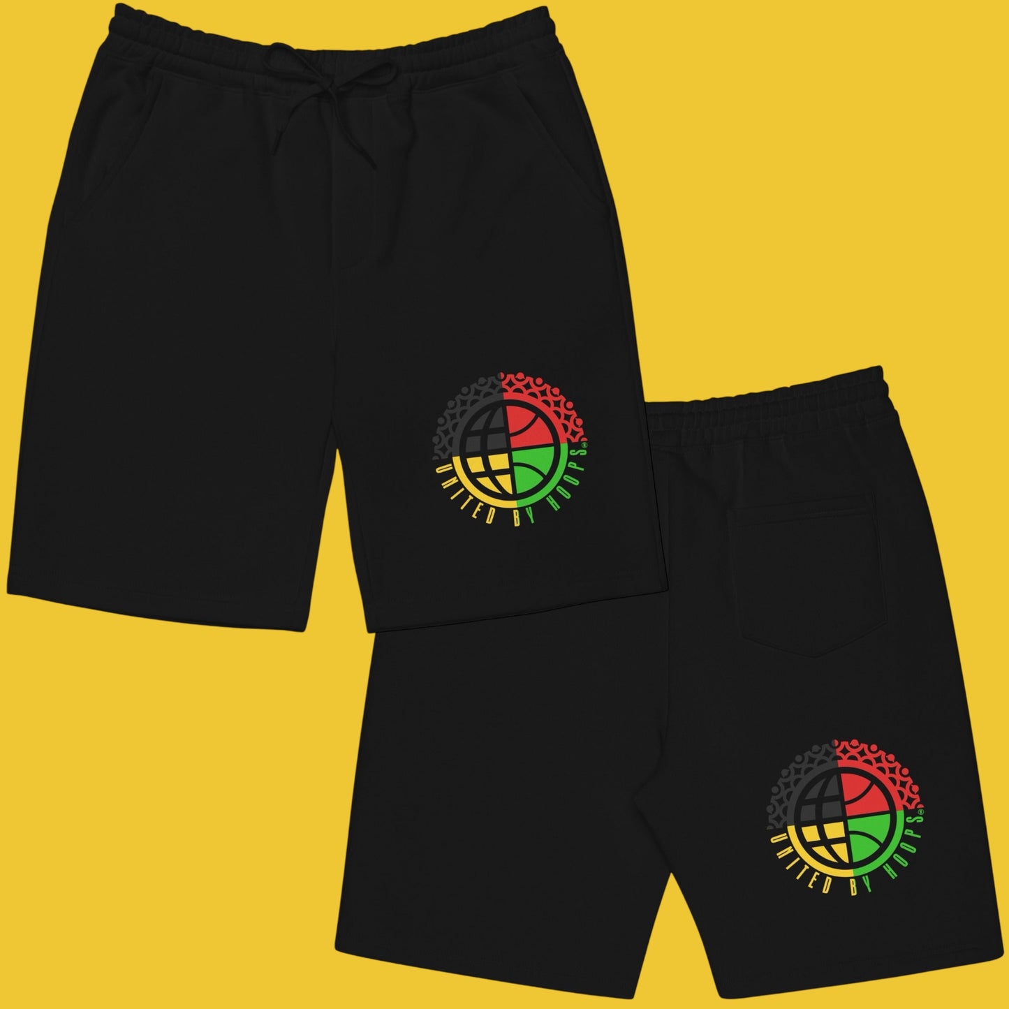 Rep'em colours fleece shorts