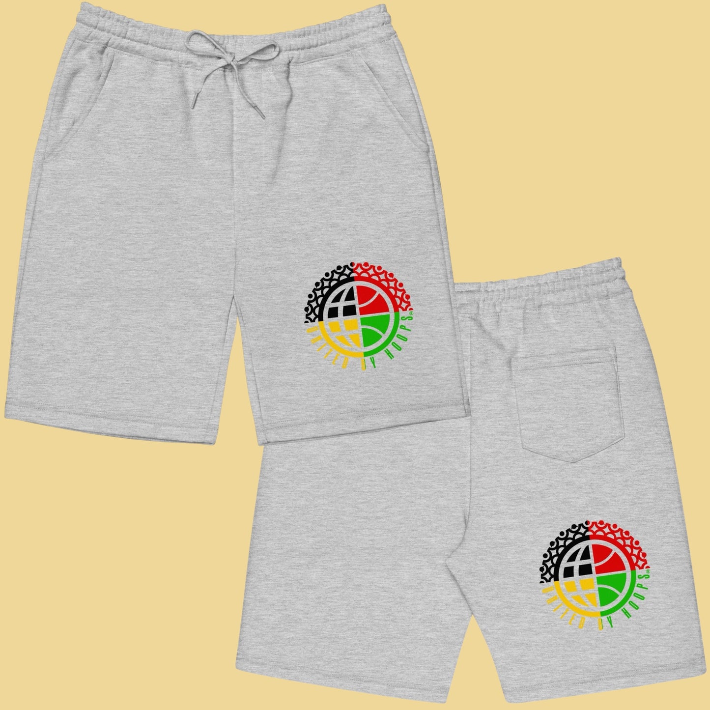 Rep'em colours fleece shorts