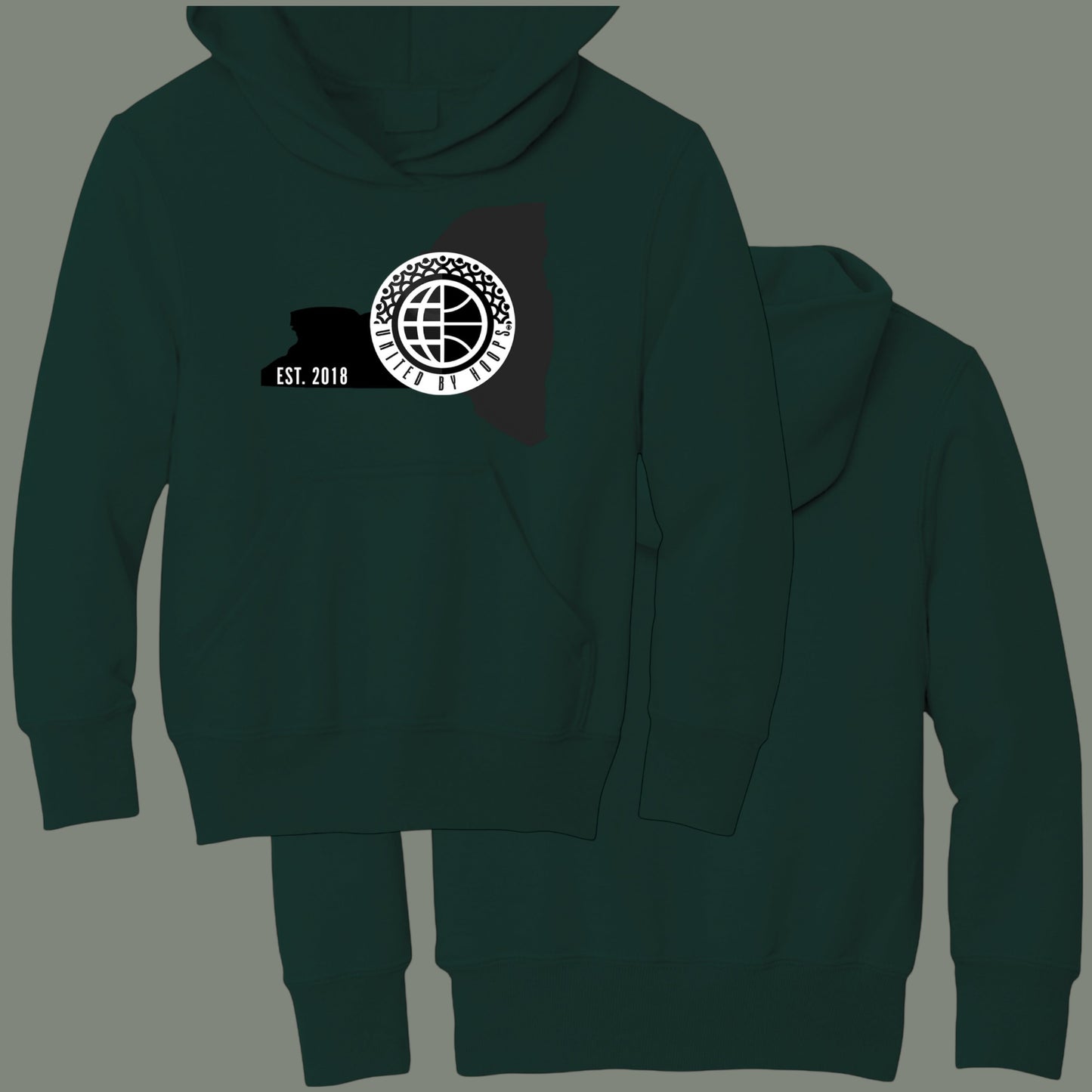 United By Hoops BlackOut Youth Hoodie