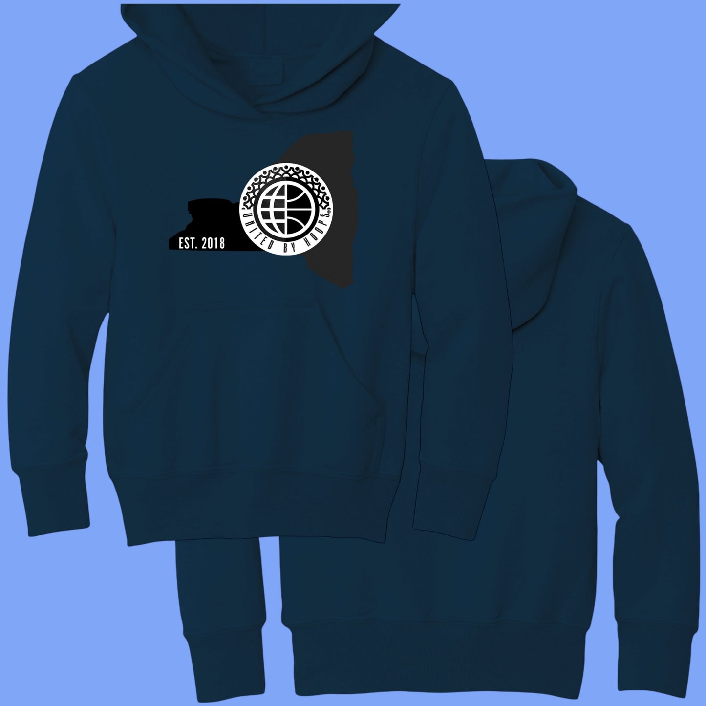 United By Hoops BlackOut Youth Hoodie