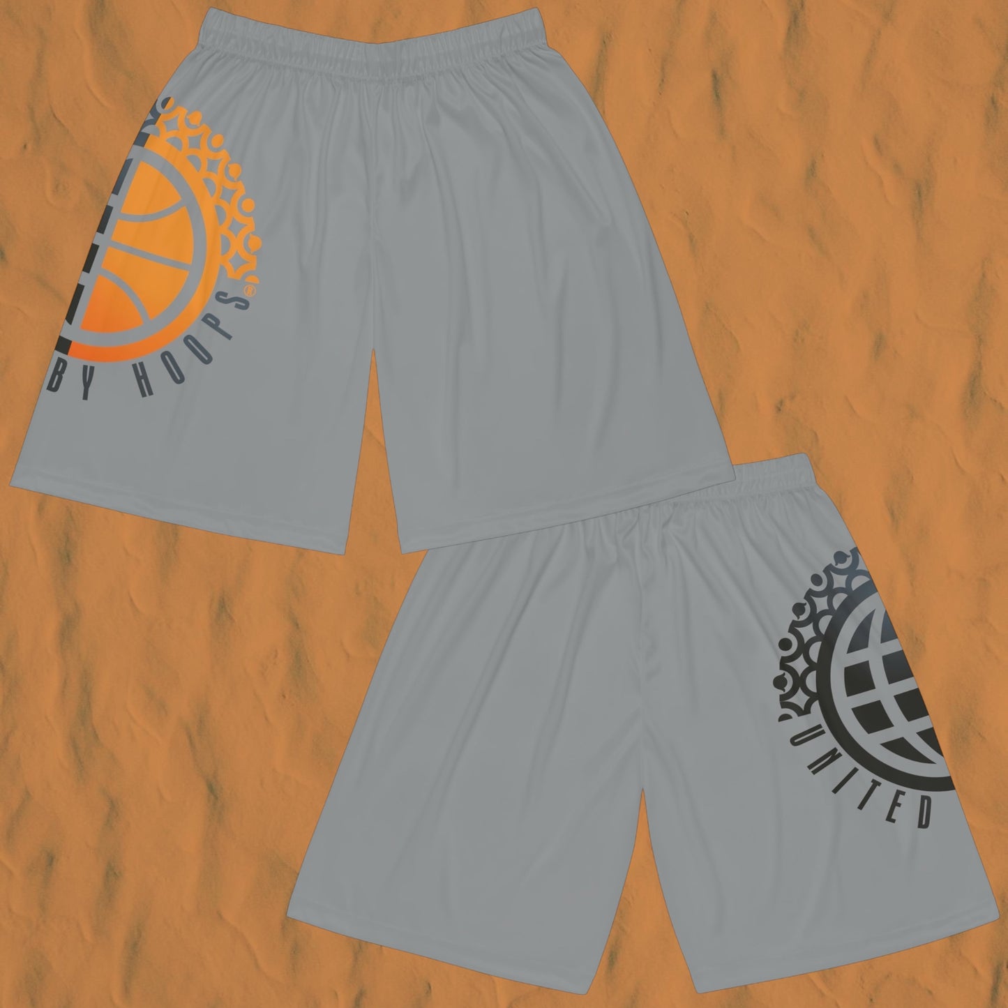 United By Hoops Cool Grey Basketball Shorts