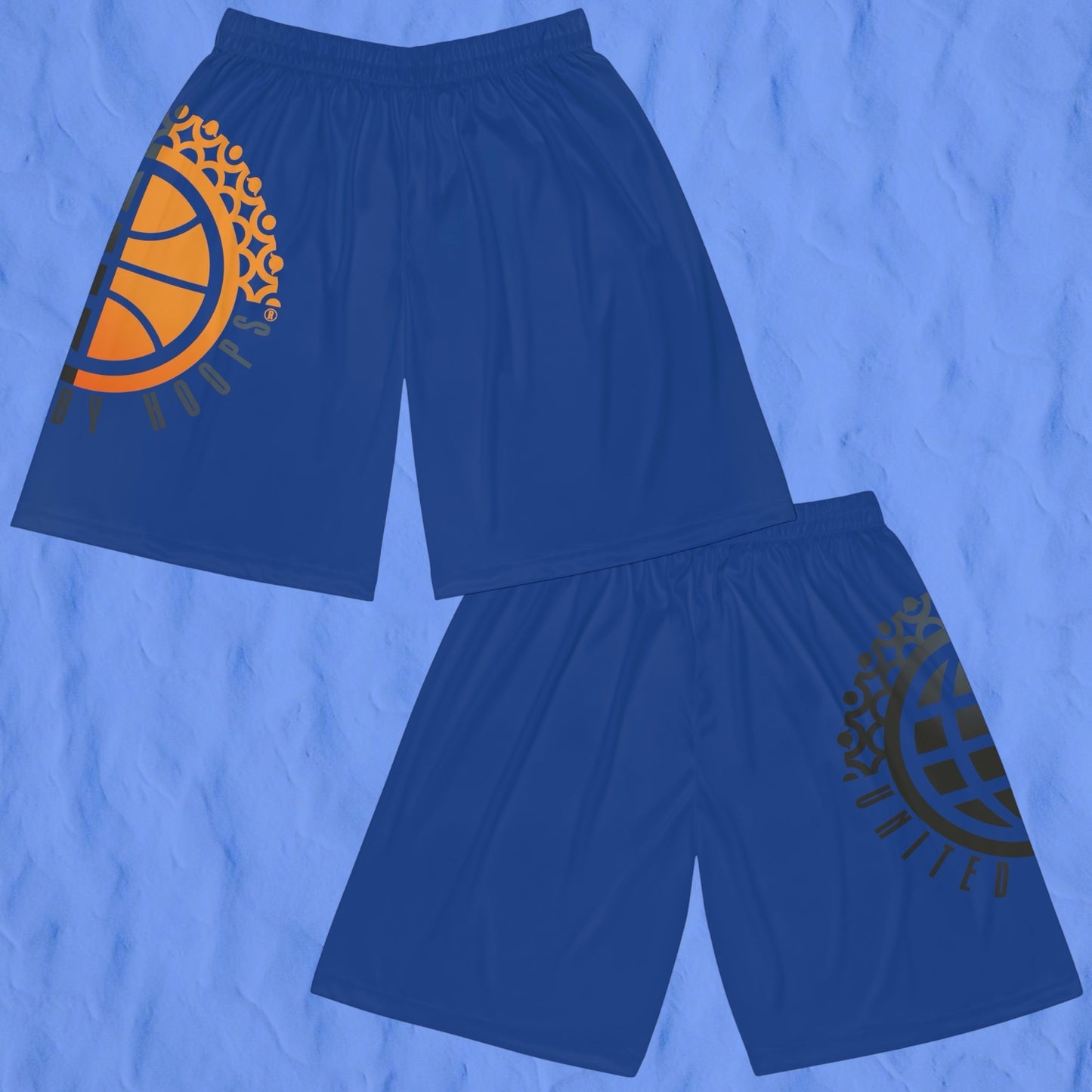 United By Hoops Dark Blue Basketball Shorts