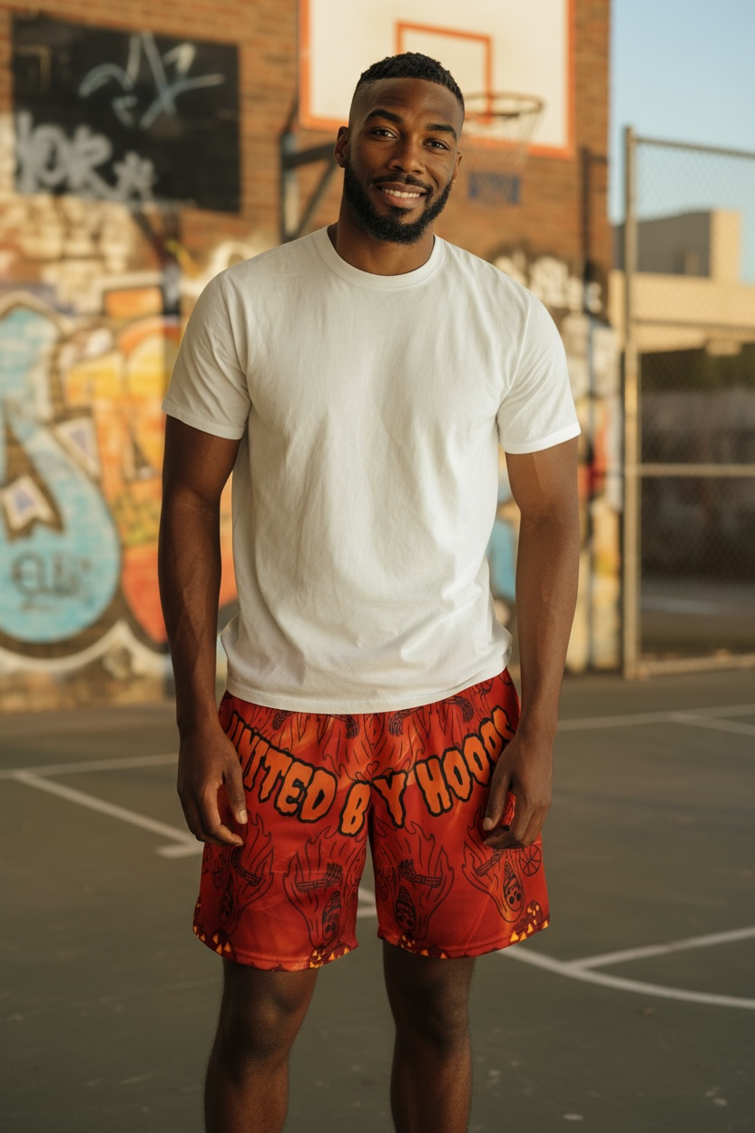 Ghostly Unisex Mesh Shorts (Limited Edition)