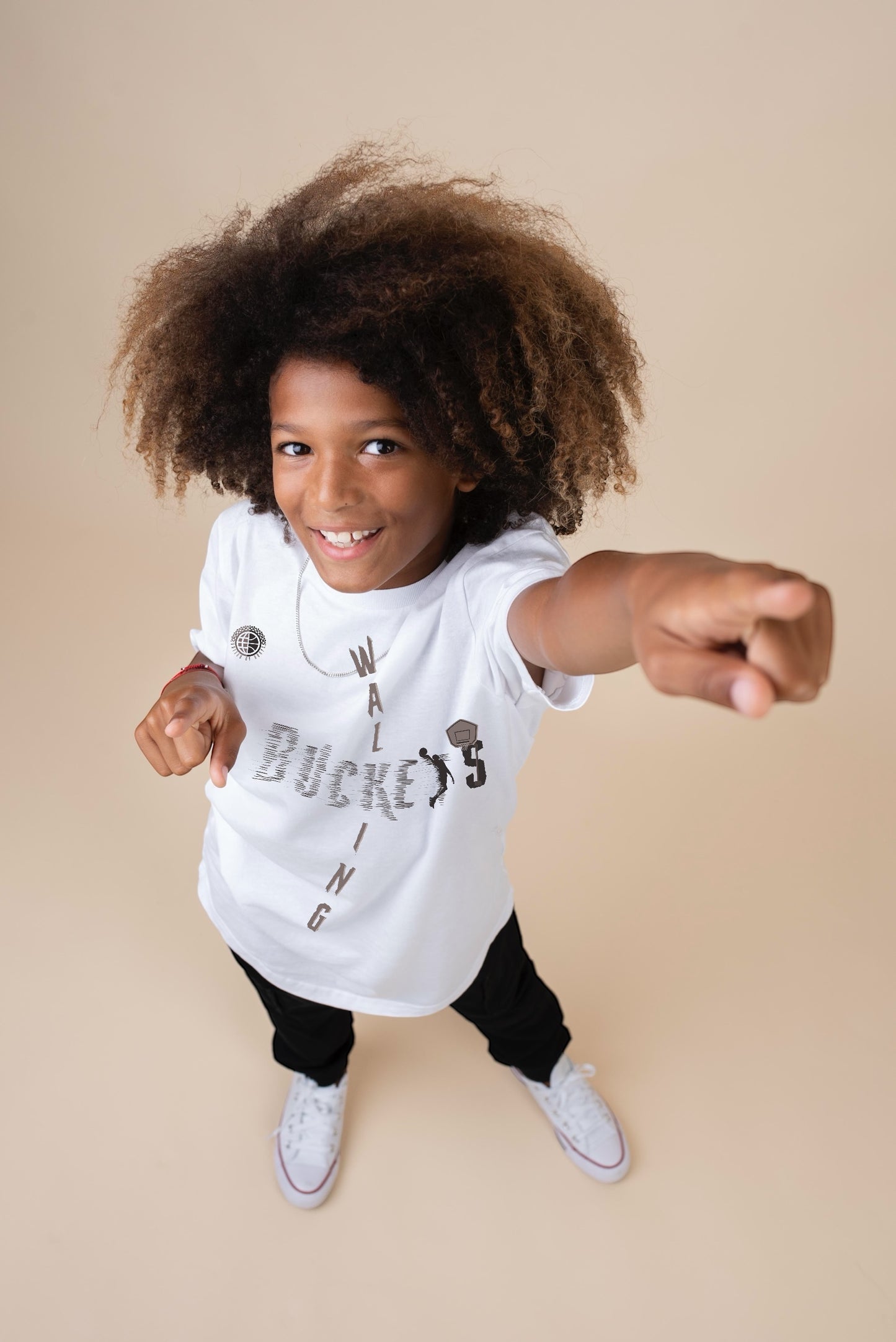 Walking Buckets Fade Away Youth Tee