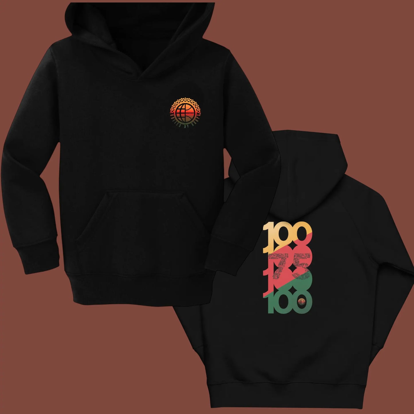 Black History 100 Toddler Hoodie United By Hoops, LLC