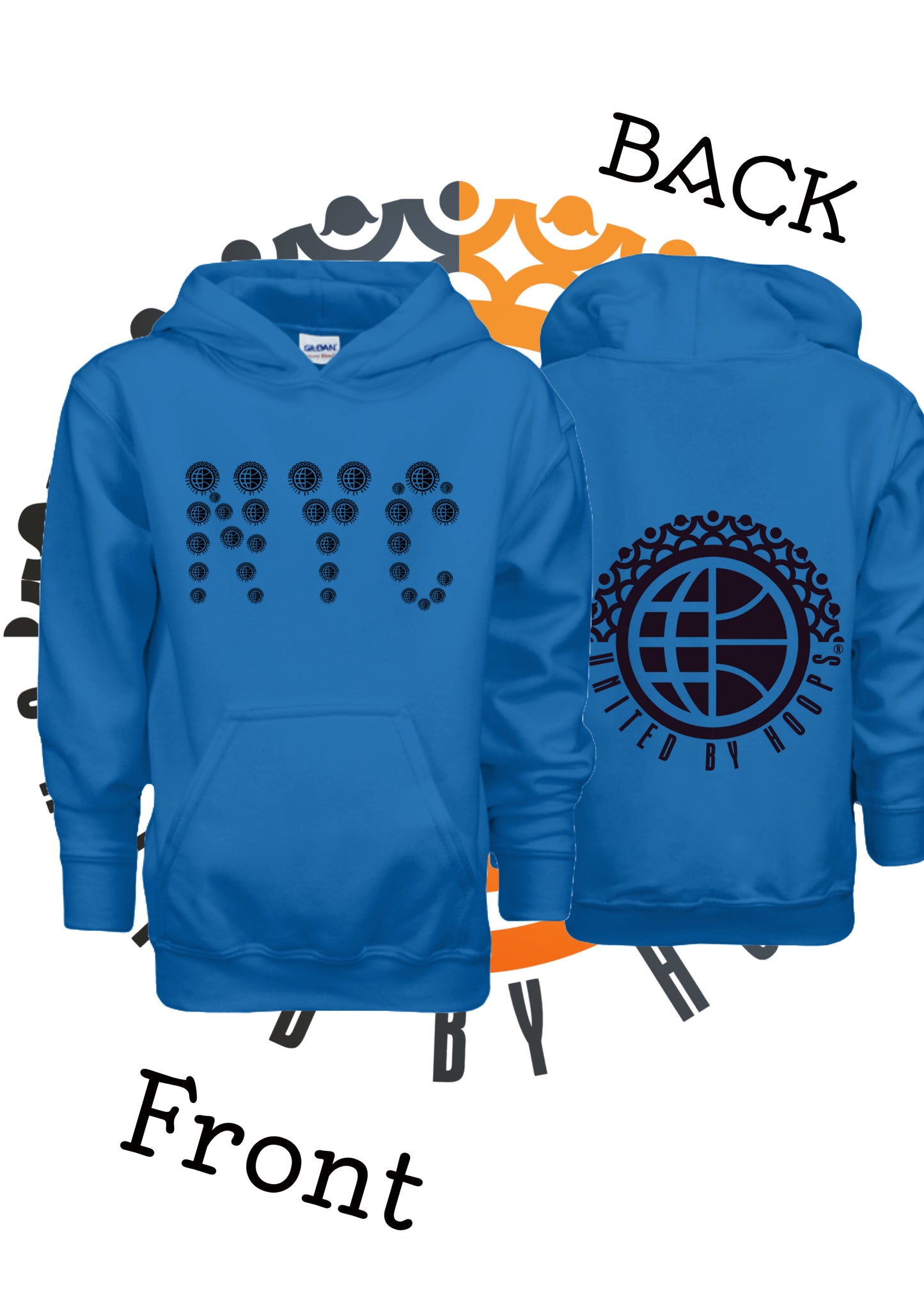 NYC Black Blend Youth Hoodie
