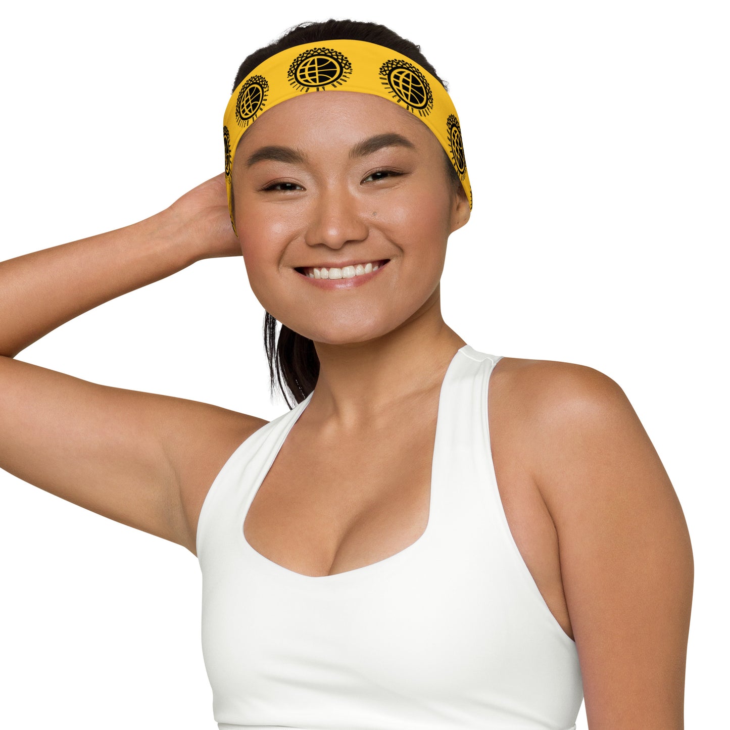 Sweat Block Yellow Headband