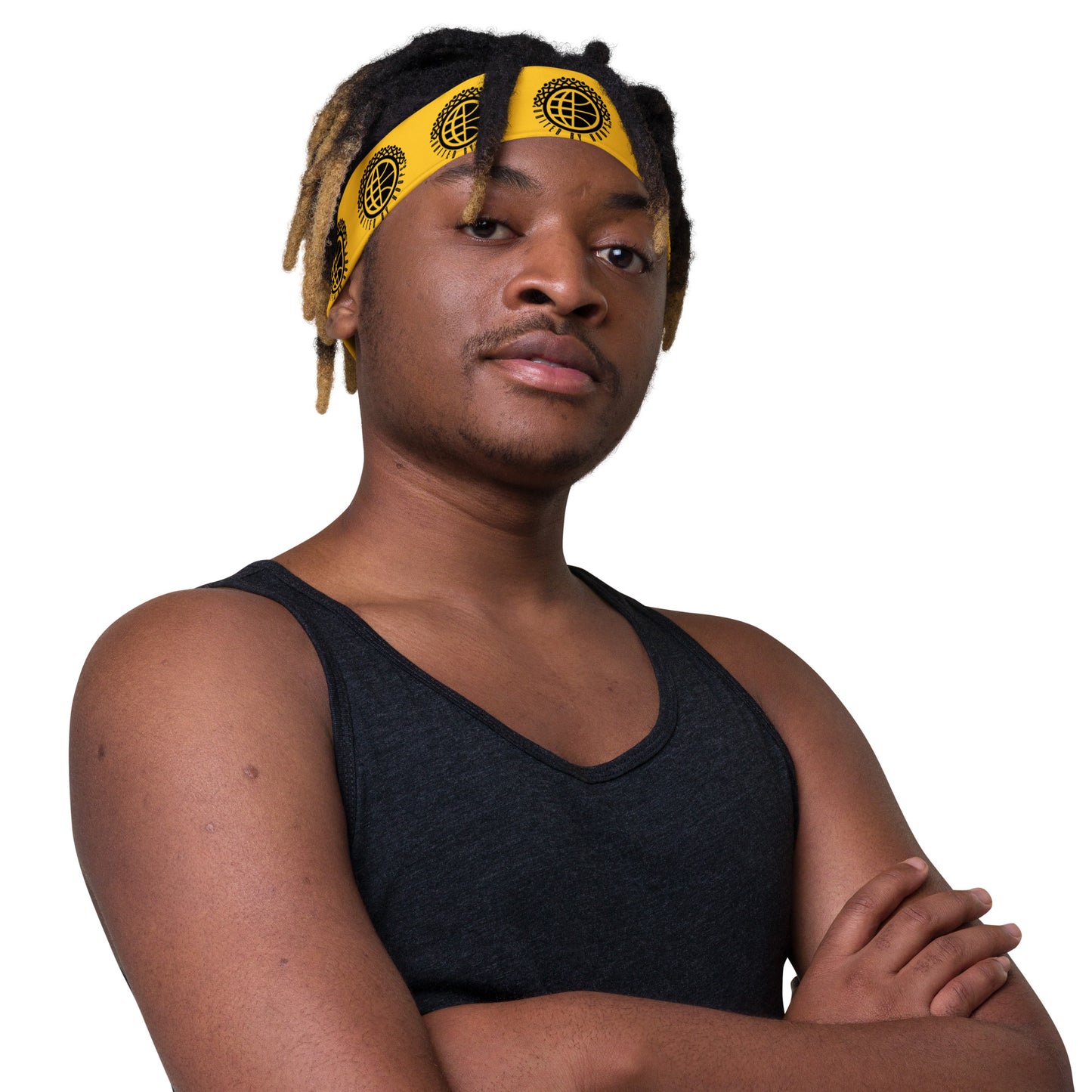Sweat Block Yellow Headband