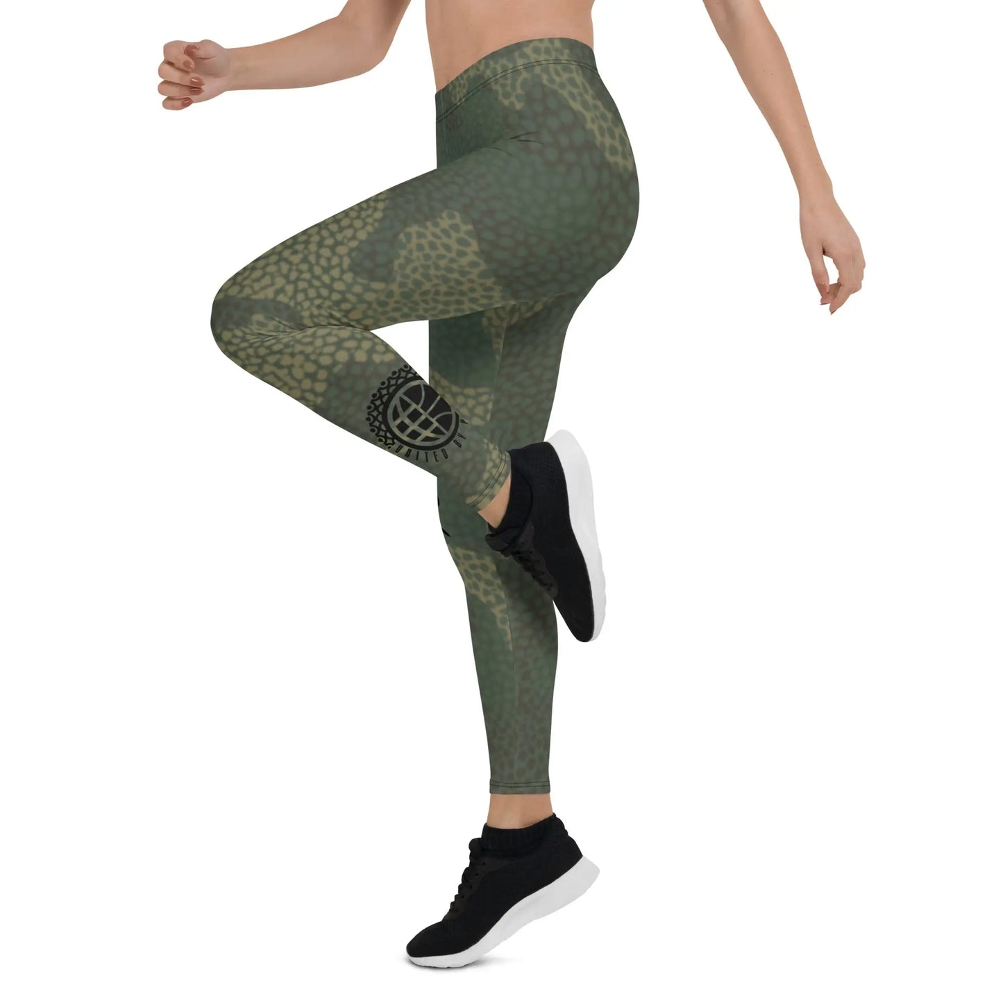 Army Adult Leggings United By Hoops