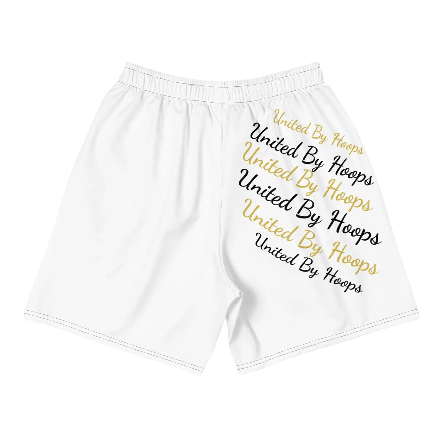 UBH Fancy Gold Basketball Shorts United By Hoops
