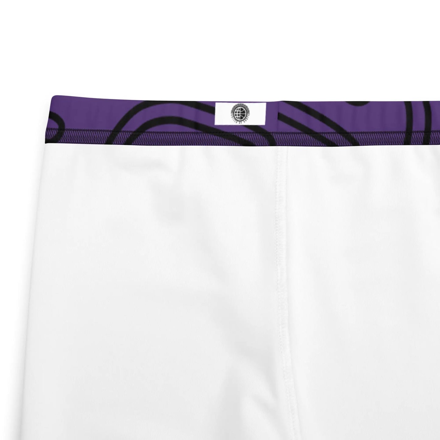 Purple 'n' Black Abstract Youth Leggings United By Hoops