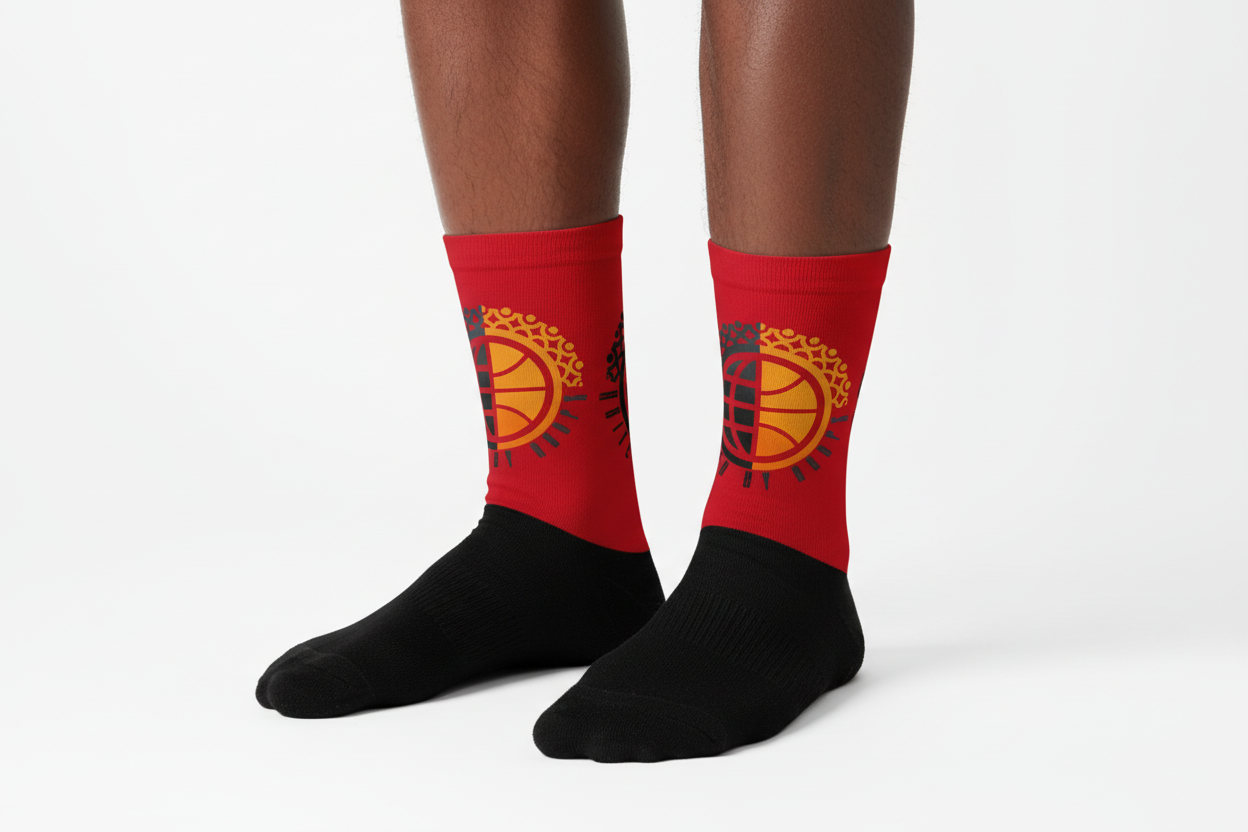 Red UBH Socks United By Hoops