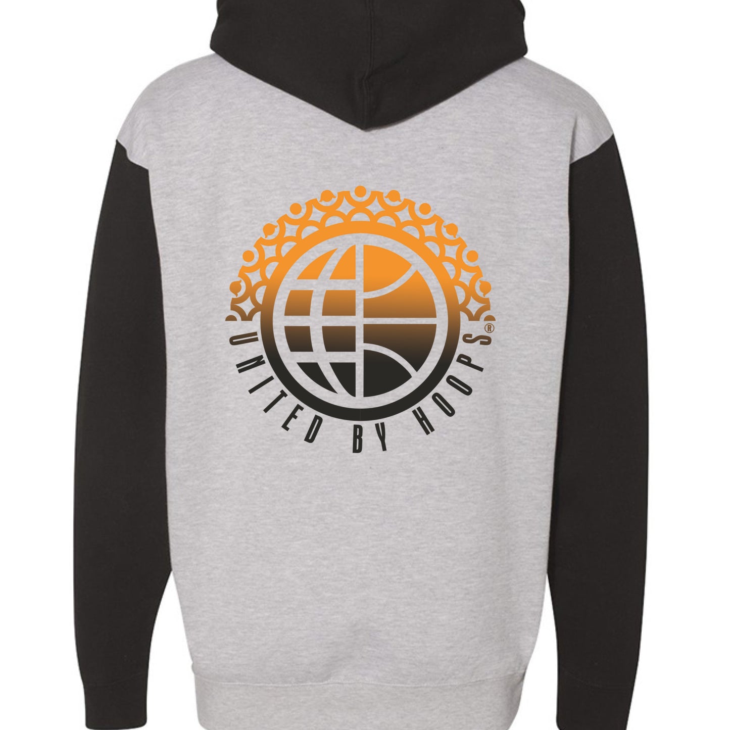 Grey Heather/ Black - BACK