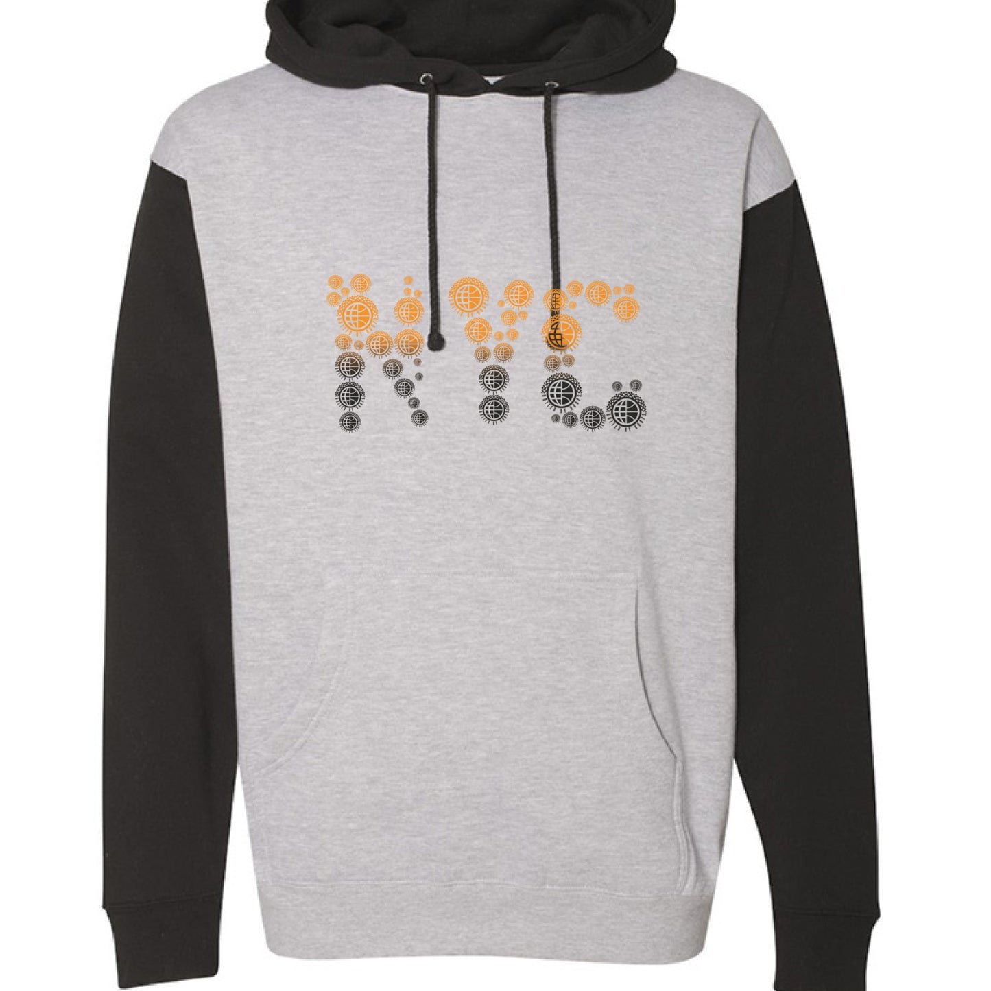 Grey Heather/ Black - FRONT